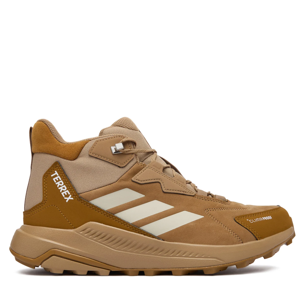 Trekking adidas Terrex Anylander Leather Mid Climaproof Hiking Shoes KH8876 Svijetlo smeđa · záber 4