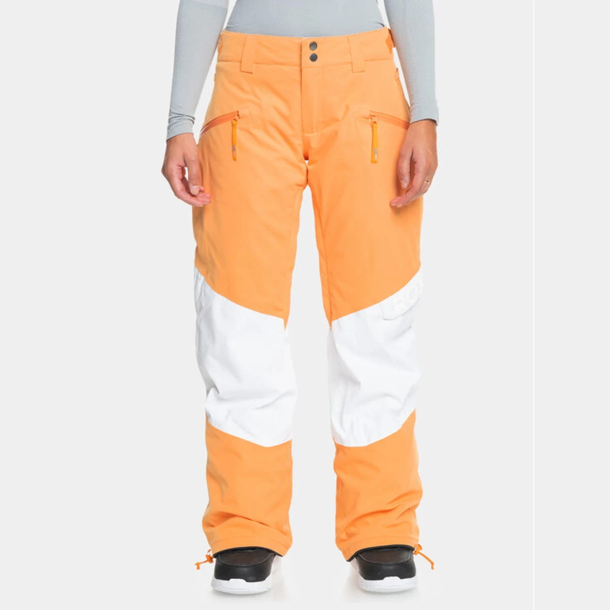 Roxy Skijaške hlače Ckwoodrose Pt Snpt ERJTP03260 Narančasta Regular Fit · záber 2
