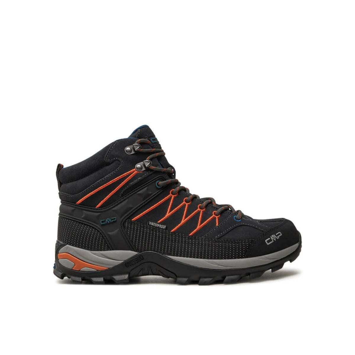 CMP Trekking Rigel Mid Trekking Shoes Wp 3Q12947 Crna - Veličina: 43 | Boja: čierna | Dobna skupina: Odrasli | Spol: Muško · záber 2