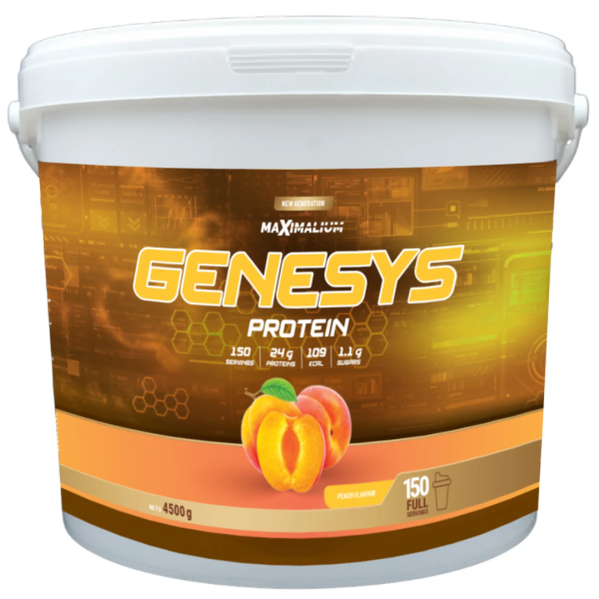 Genesys Protein Blend 4500g (150 doza) Breskva · záber 1