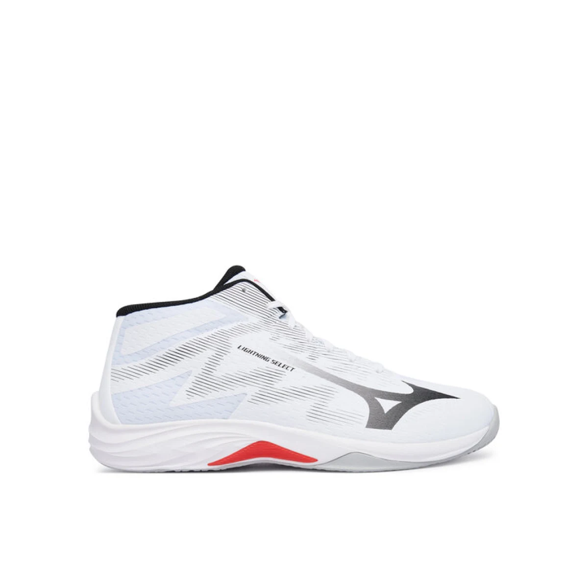 Mizuno Tenisice za dvoranski nogomet Lightning Select Mid V1GA2675 Bijela - Veličina: 42 | Boja: biela | Dobna skupina: Odrasli | Spol: Muško · záber 2