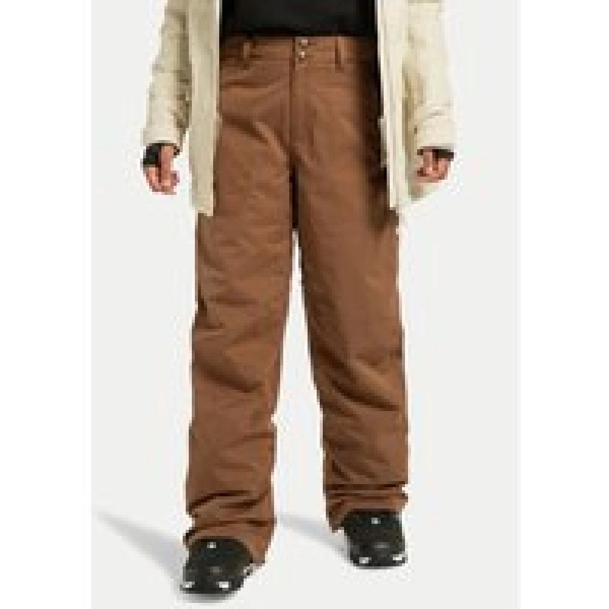 DC Shoes Snowboard hlače Riveter ADJTP03032 Smeđa Regular Fit · záber 1
