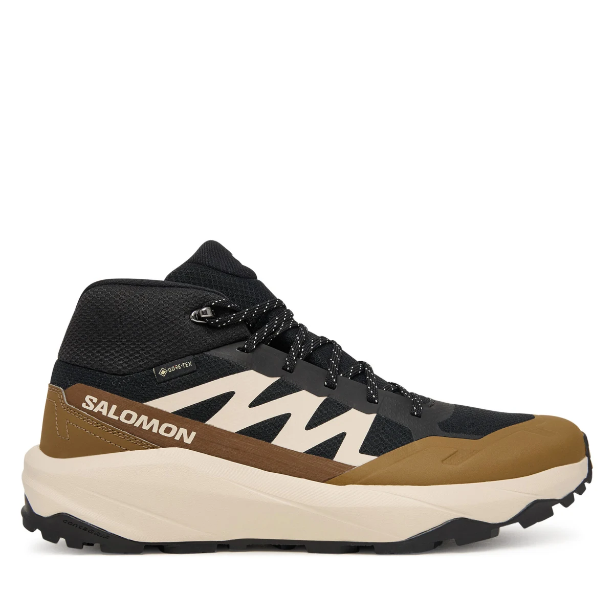 Trekking Salomon Outscape Mid Gtx GORE-TEX L45410800 Crna - Veličina: 40 | Boja: čierna | Dobna skupina: Odrasli | Spol: Muško · záber 2
