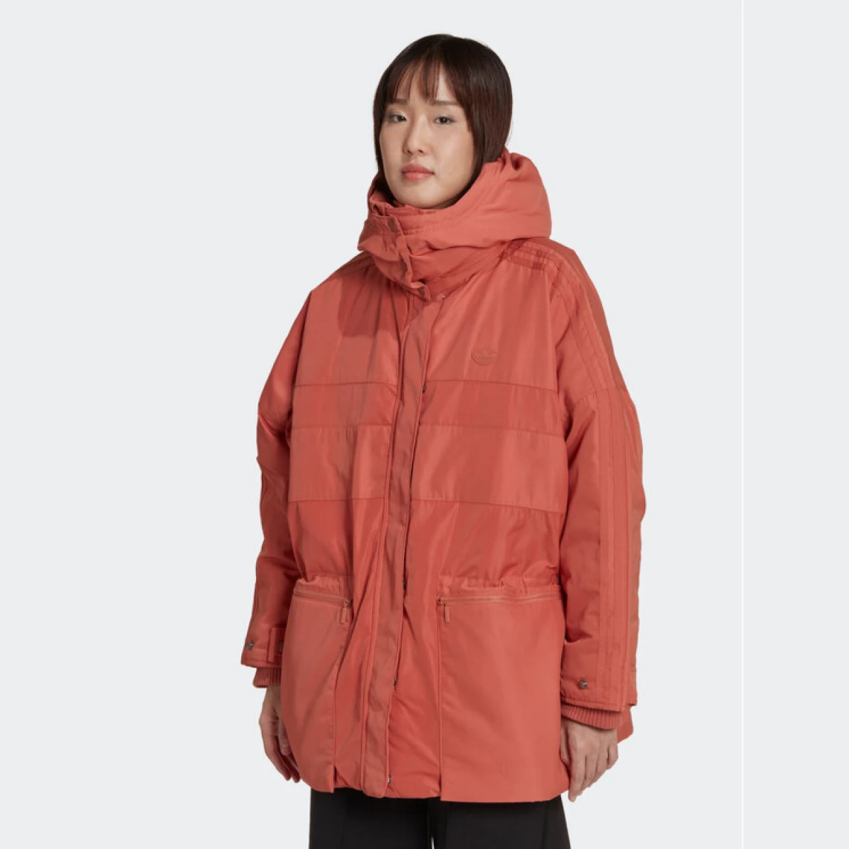 adidas Prijelazna jakna Parka HK5248 Narančasta Loose Fit · záber 2