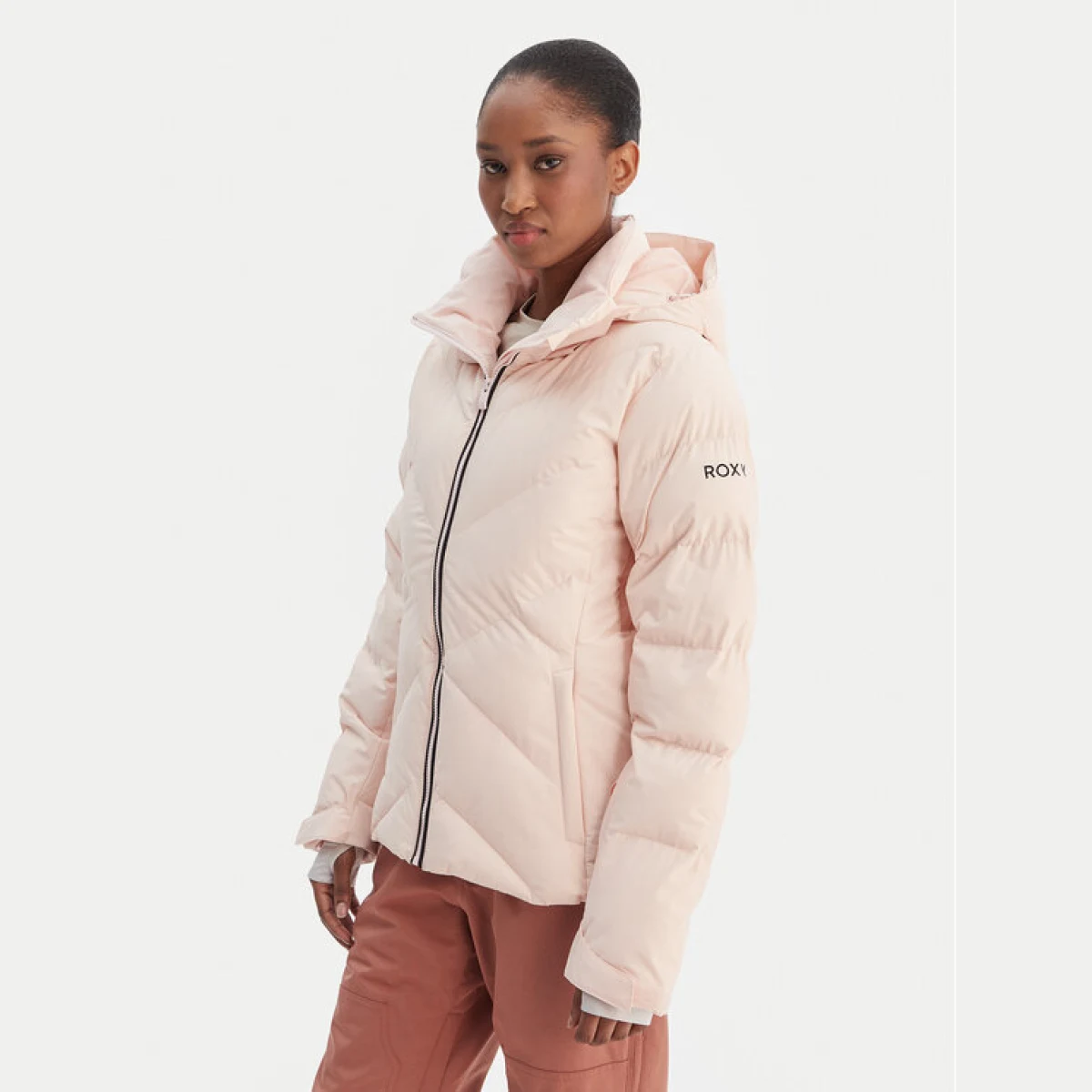 Roxy Skijaška jakna Snowdrift Jk ERJTJ03491 Ružičasta Regular Fit · záber 2