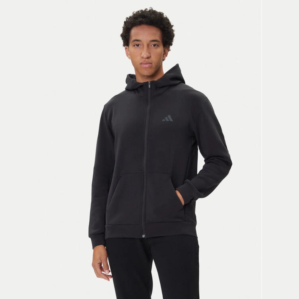adidas Tehnička majica dugih rukava Designed for Training IY1131 Crna Regular Fit · záber 2
