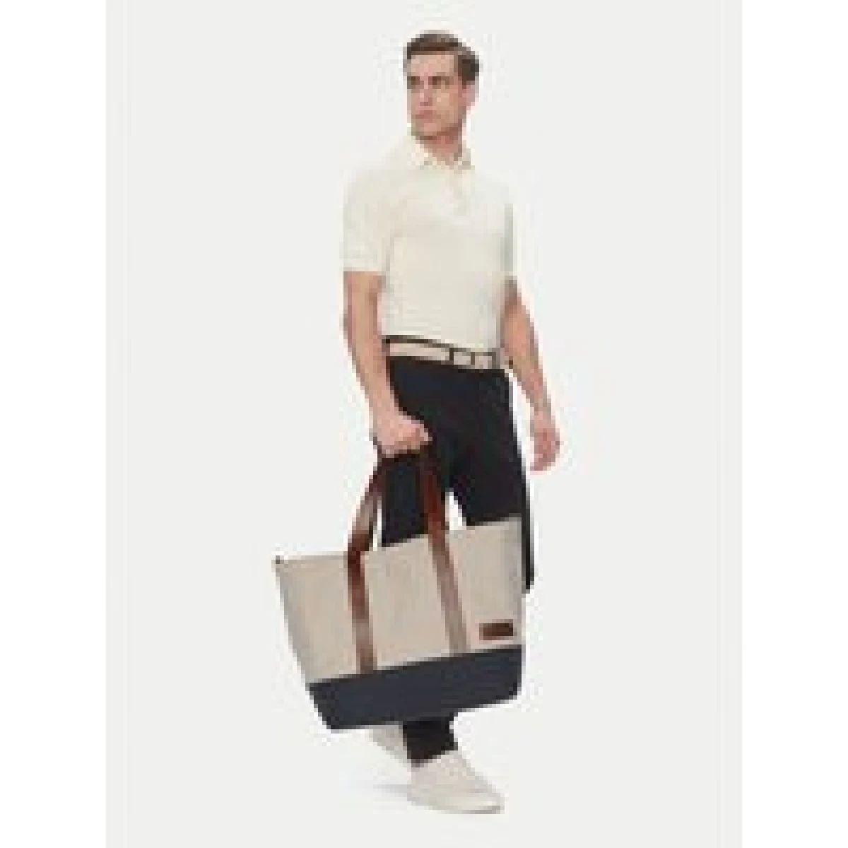 Torba Tommy Hilfiger Th Casual Tote AM0AM13368 Bež · záber 1