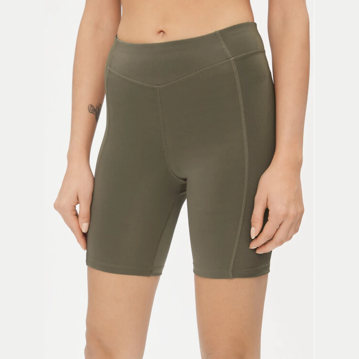 Reebok Sportske kratke hlače Yoga Performance IM4041 Kaki Tight Fit · záber 2