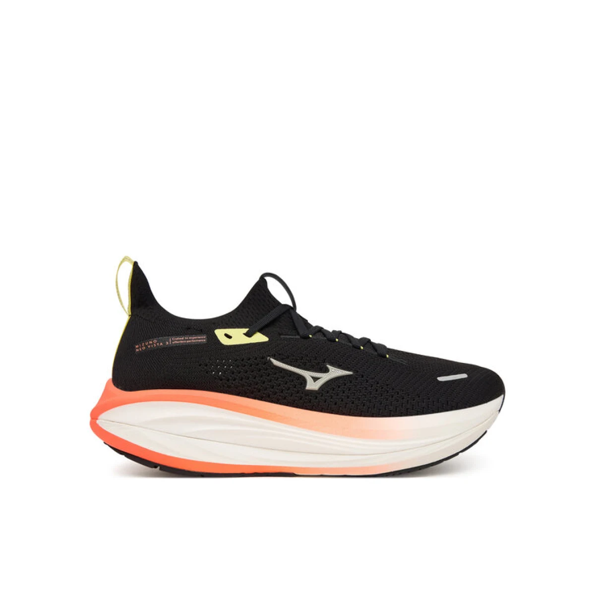 Mizuno Tenisice za trčanje Neo Vista 3 J1GU2610 Crna - Veličina: 42,5 | Boja: čierna | Dobna skupina: Odrasli | Spol: Muško · záber 5