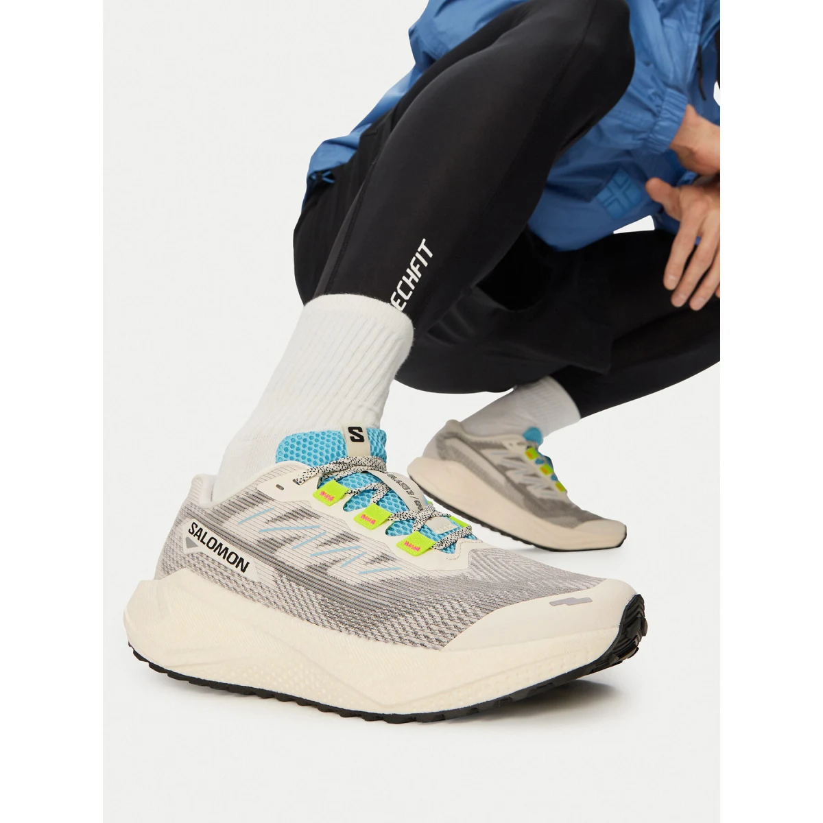 Tenisice za trčanje Salomon Aero Blaze 3 Grvl L49106200 Siva · záber 2