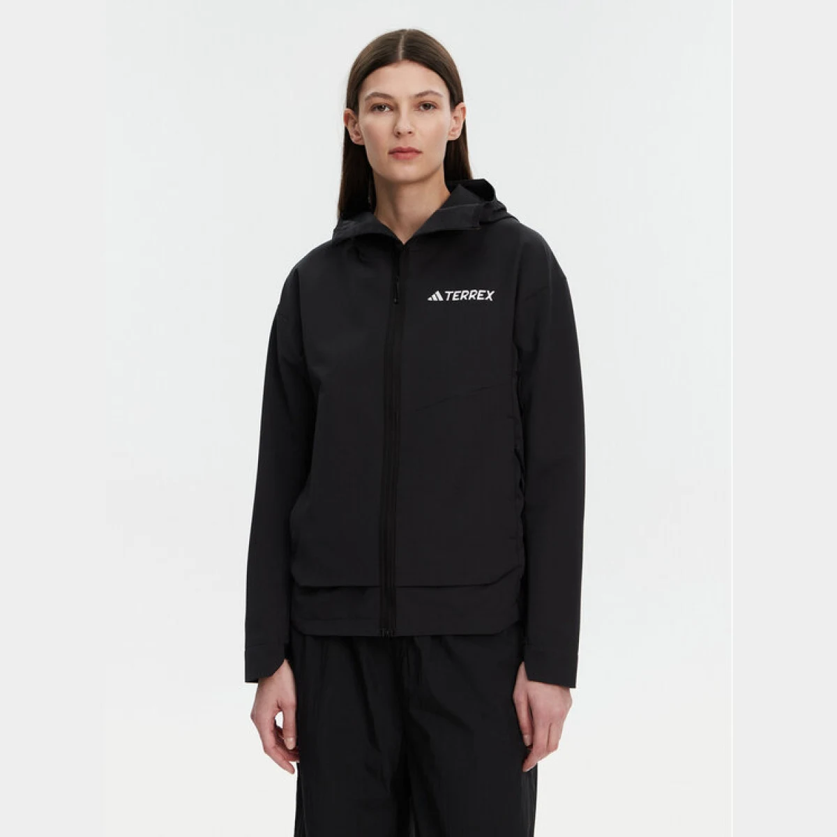 adidas Softshell jakna Terrex Multi IX1487 Crna Regular Fit - Veličina: L | Boja: čierna | Dobna skupina: Odrasli | Spol: Žensko · záber 2