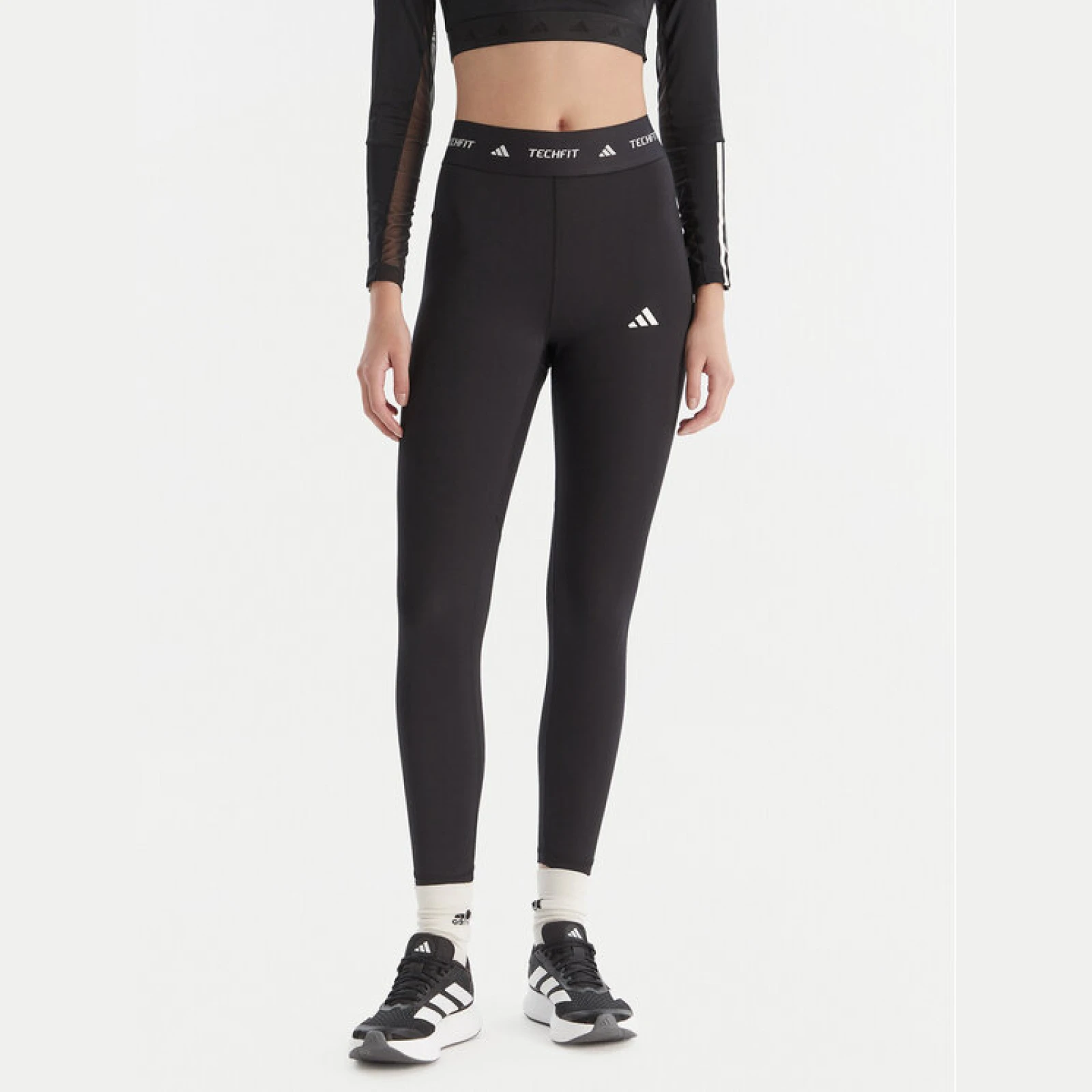 adidas Leggings Techfit IT2273 Crna Slim Fit - Veličina: M | Boja: čierna | Dobna skupina: Odrasli | Spol: Žensko · záber 2