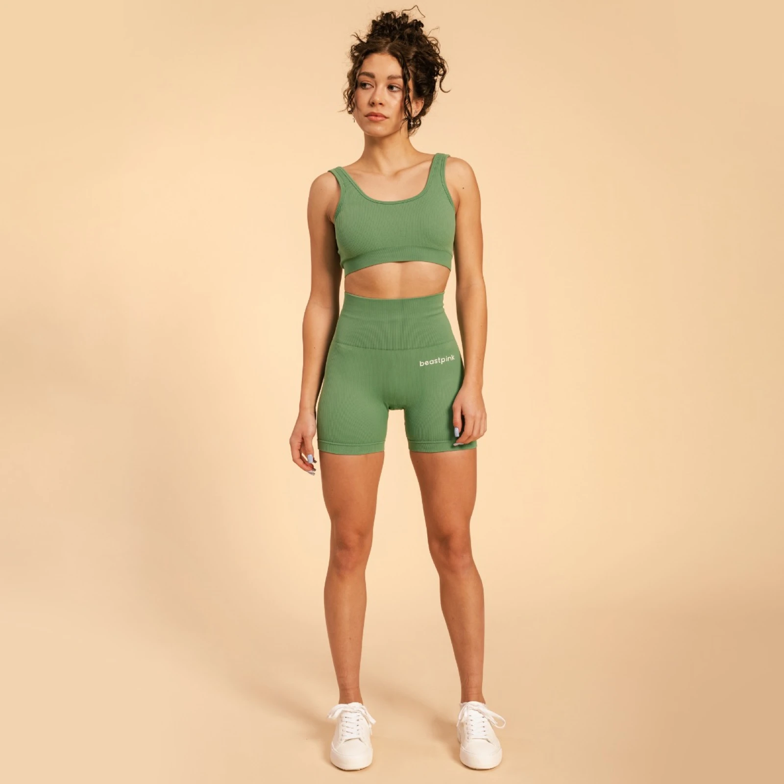 BeastPink Women‘s Hyper Shorts Olivine · záber 5