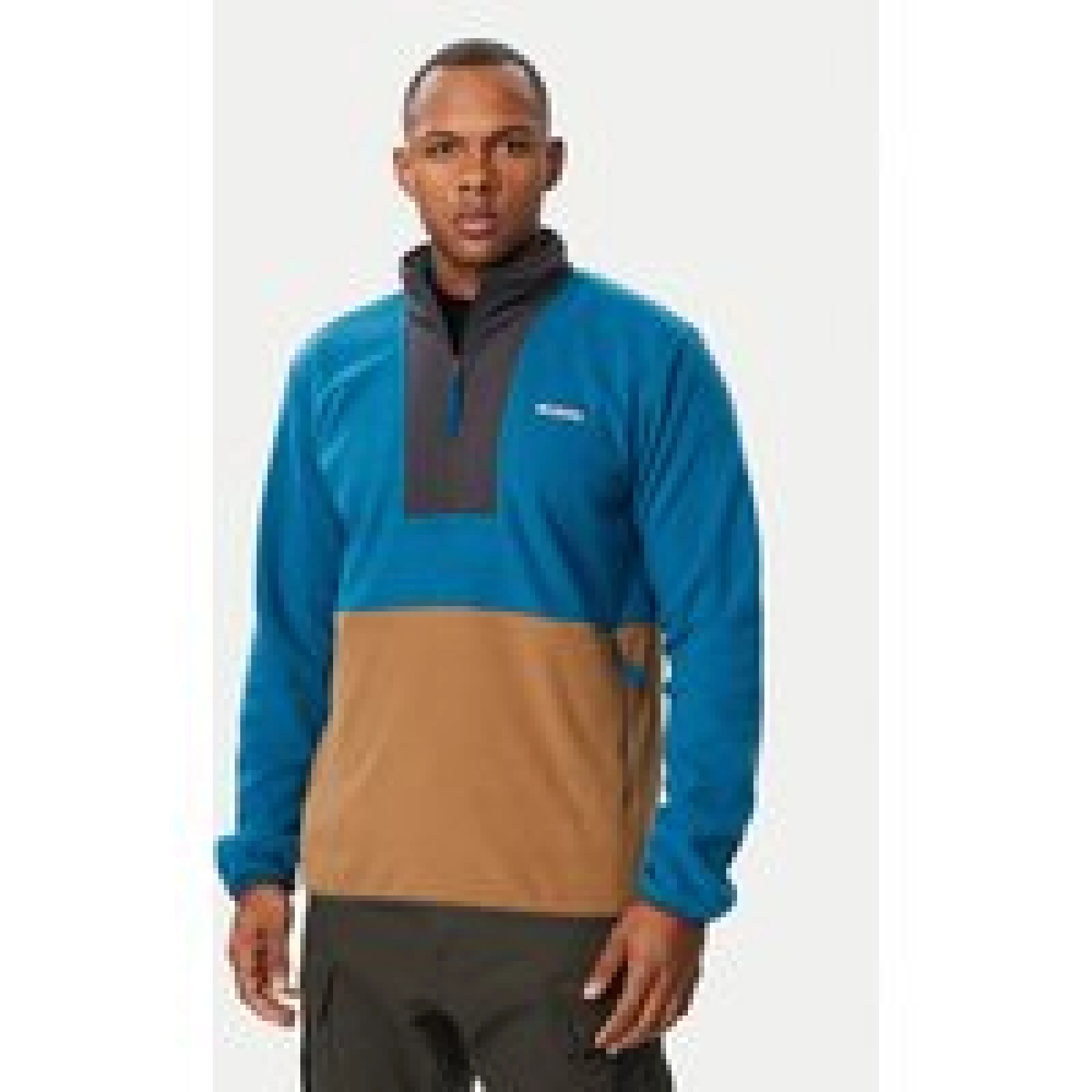 Columbia Flis Sequoia Grove™ II Half Zip 2174081 Plava Regular Fit - Veličina: M | Boja: modrá | Dobna skupina: Odrasli | Spol: Muško · záber 1