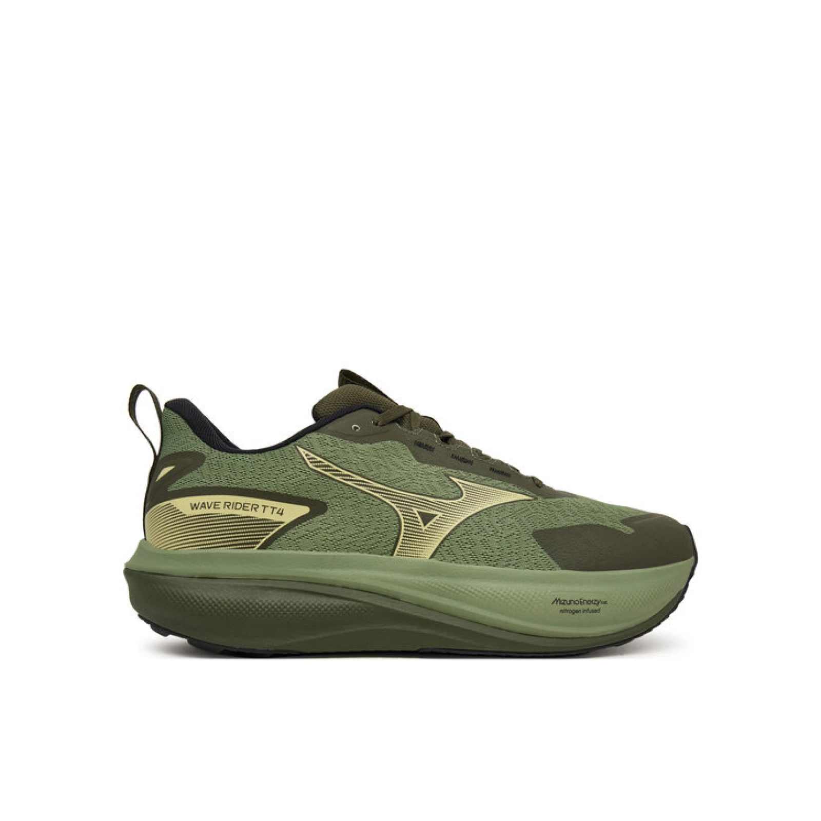 Mizuno Tenisice za trčanje Wave Rider Tt 4 J1GM2632 Crna - Veličina: 45 | Boja: zelená | Dobna skupina: Odrasli | Spol: Muško · záber 2