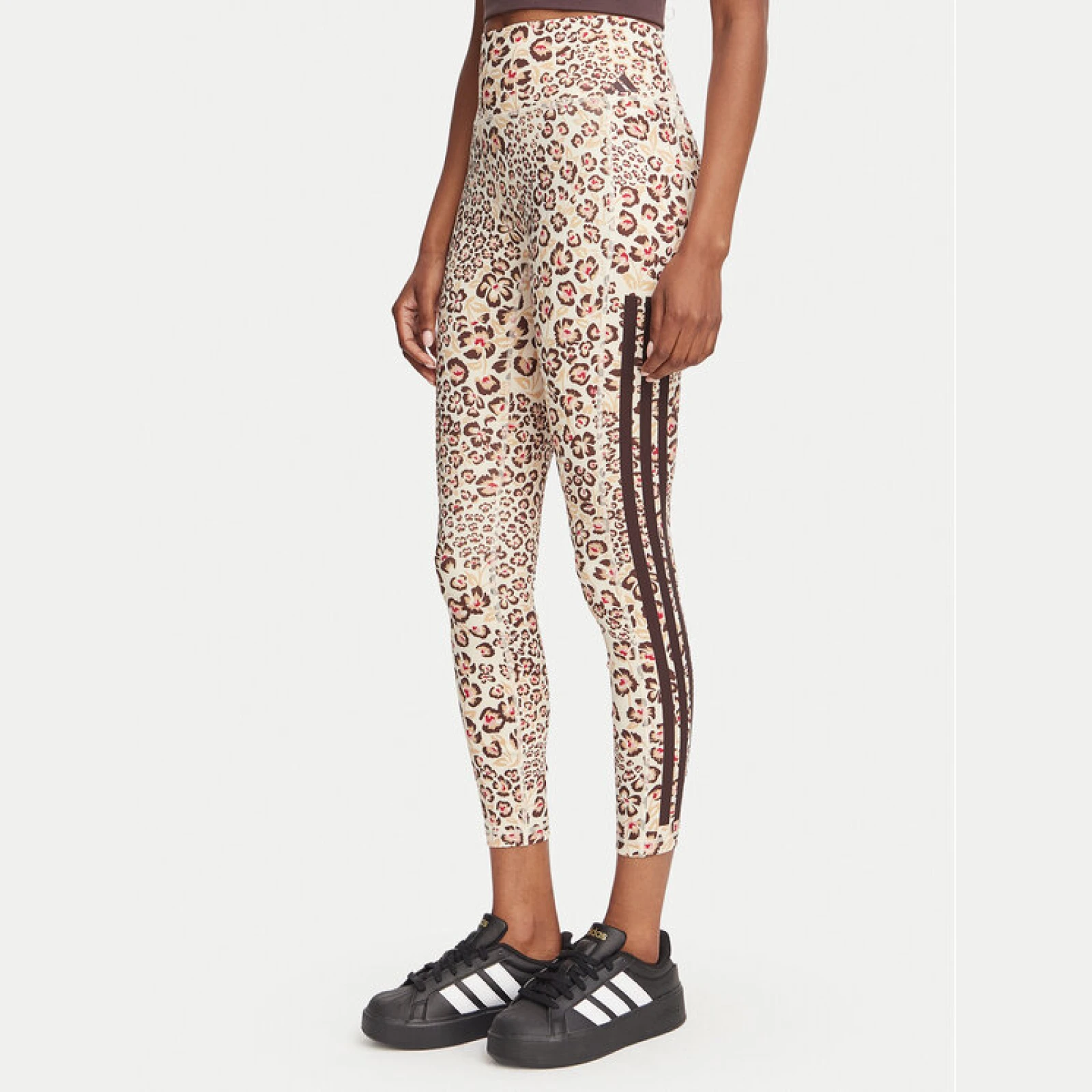 adidas Leggings Farm Rio Optime KR0231 Svijetlo bež Slim Fit · záber 2