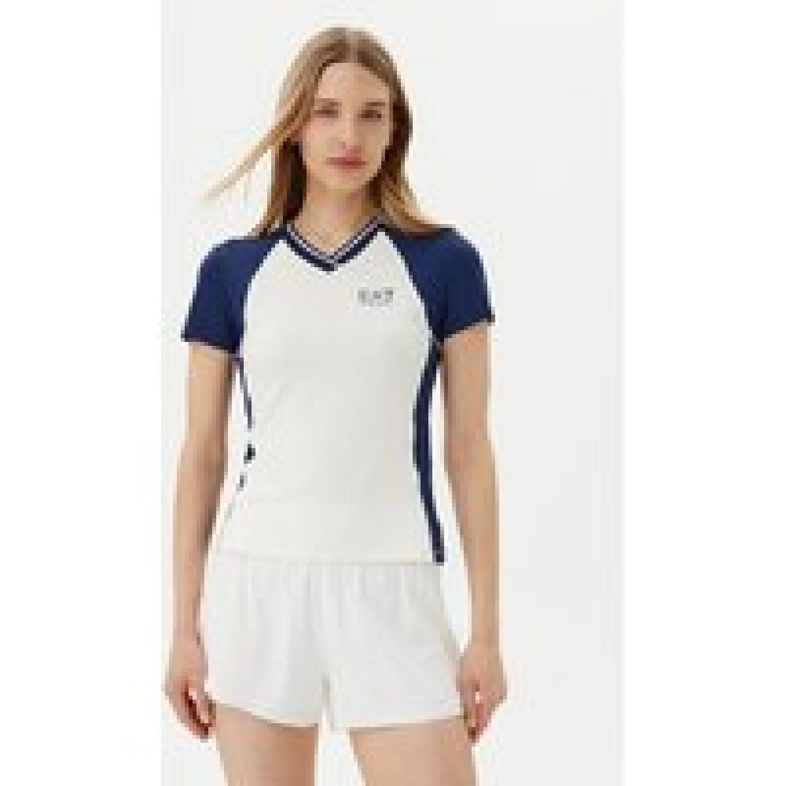 EA7 Emporio Armani Tehnička majica 7W000199 AF13282 M0058 Bijela Regular Fit · záber 1