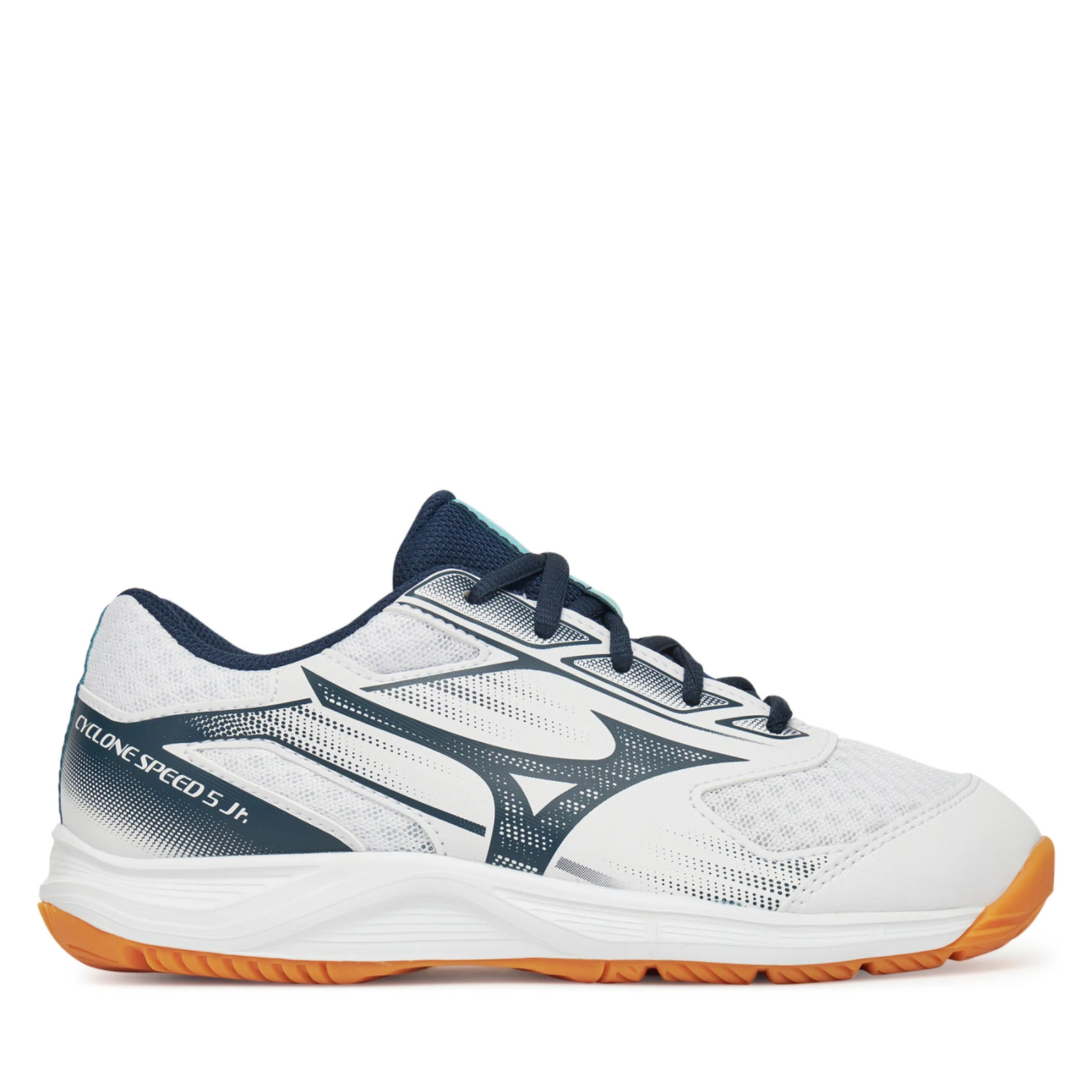 Mizuno Tenisice za dvoranski nogomet Cyclone Speed 5 JR V1GD251157 Bijela - Veličina: 38,5 | Boja: biela | Dobna skupina: Odrasli | Spol: Muško · záber 2