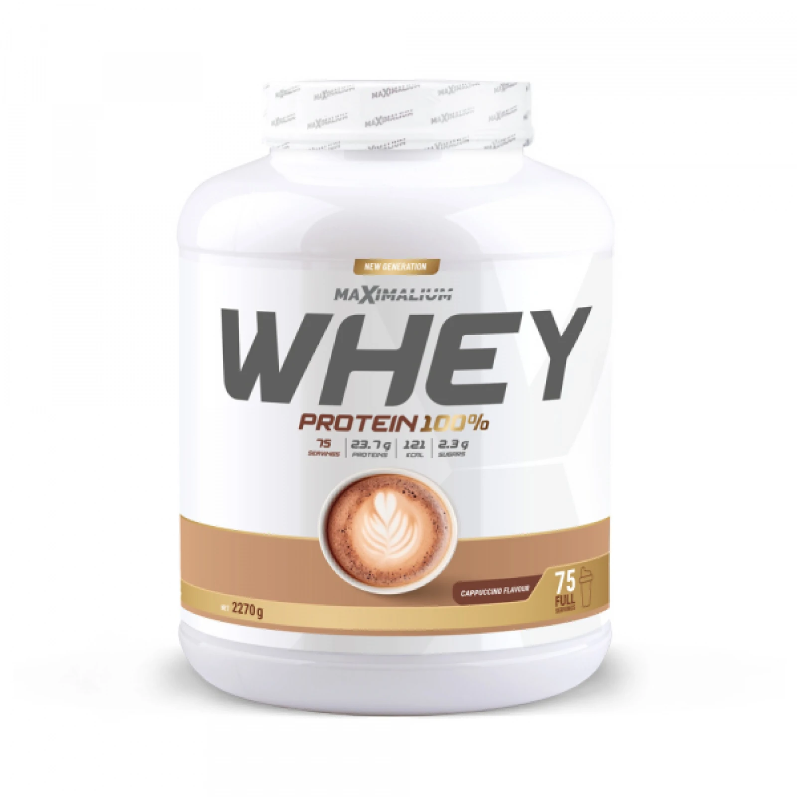 100 % Whey protein kapučino (cappuccino) 2270g (75 doza) · záber 1