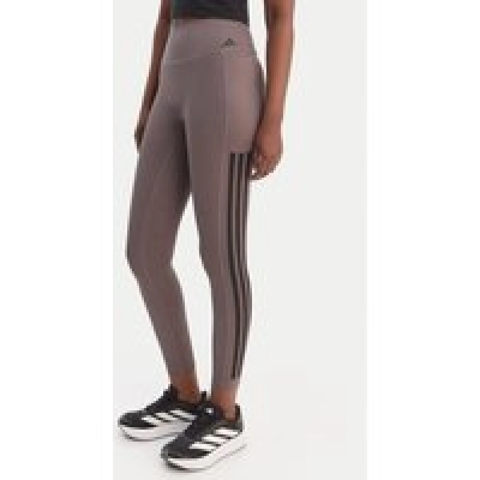 adidas Leggings Optime Workout 3-Stripes KE7530 Siva Slim Fit · záber 1