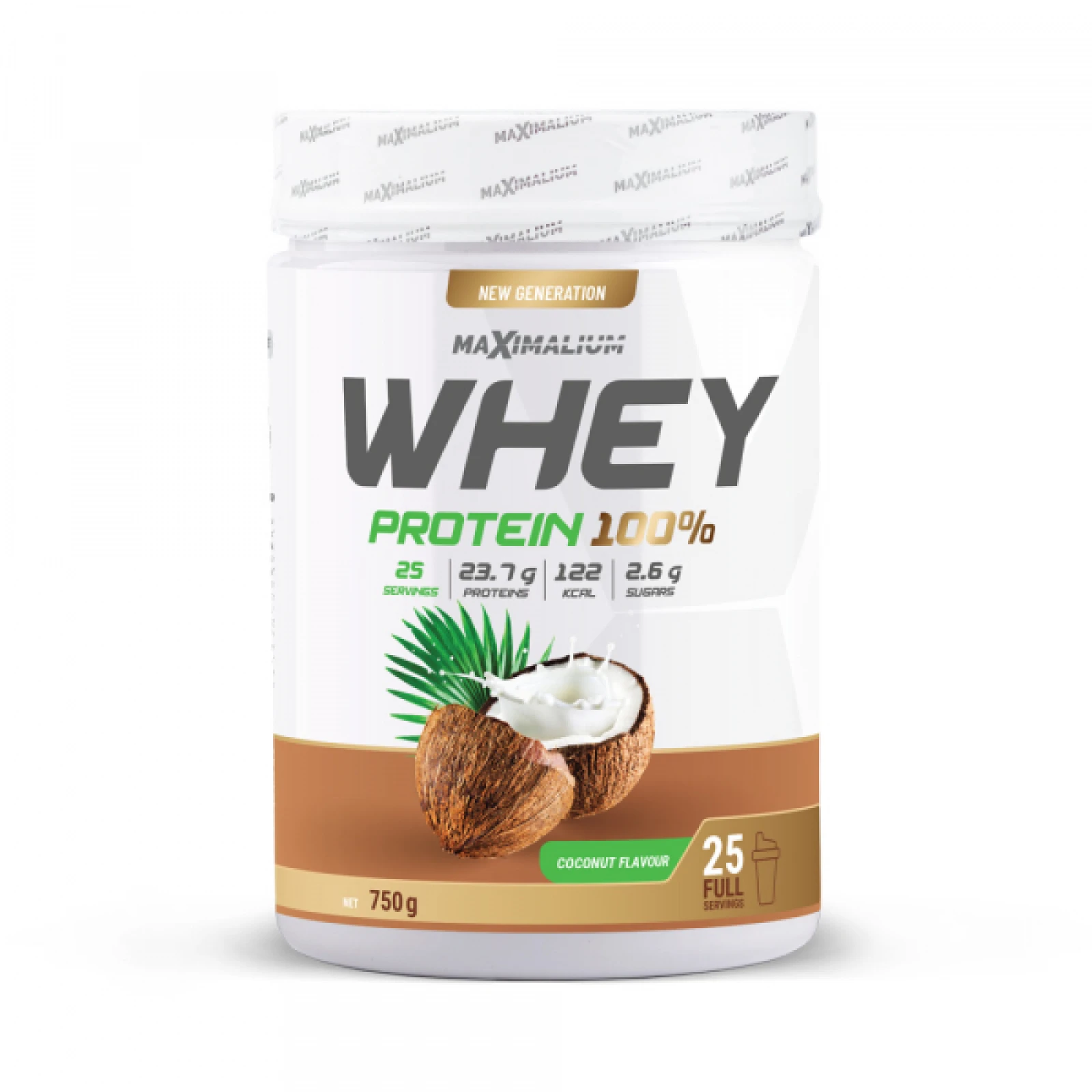 100 % Whey protein kokos 750g (25 doza) · záber 1