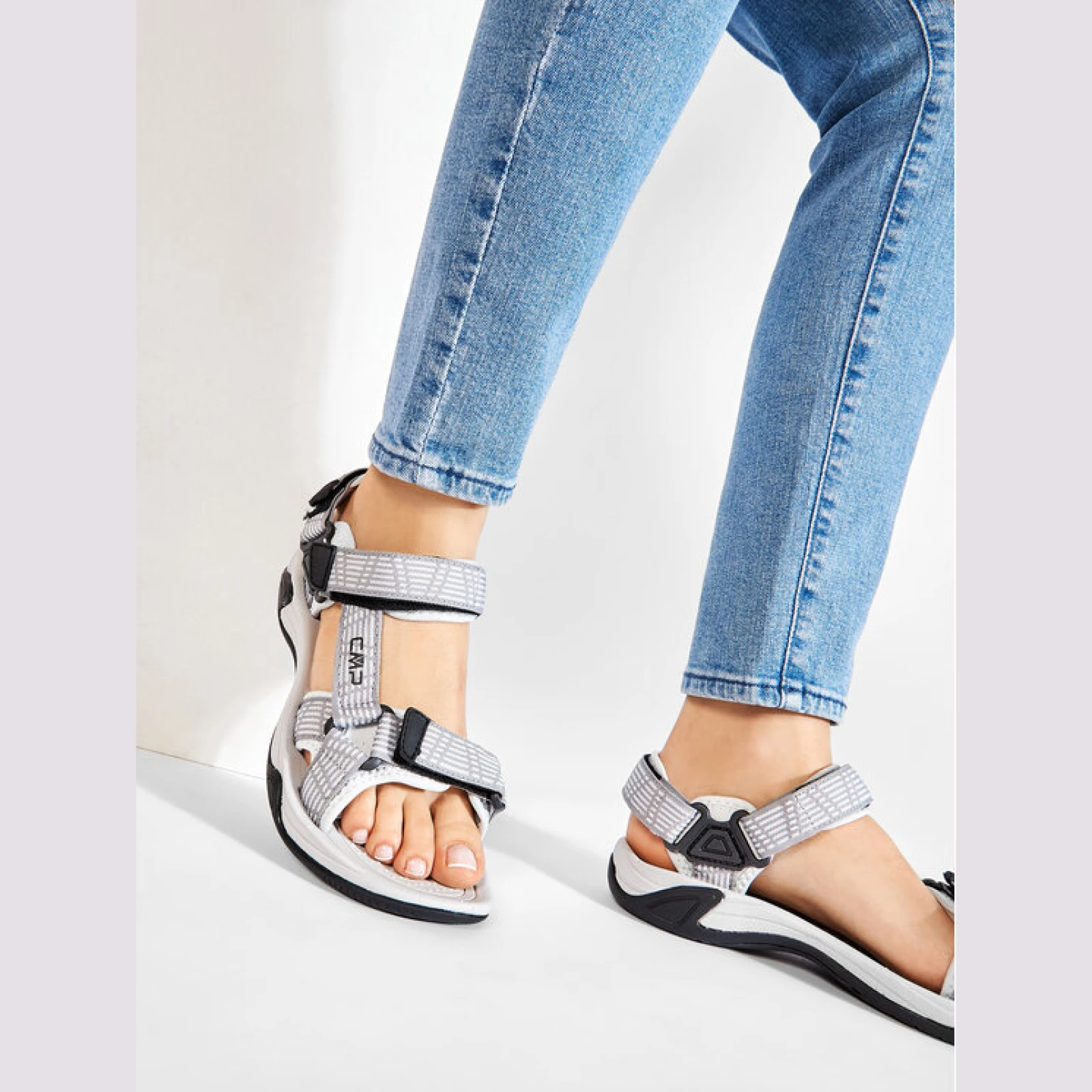 CMP Sandale Hamal Wmn Hiking Sandal 38Q9956 Siva · záber 2
