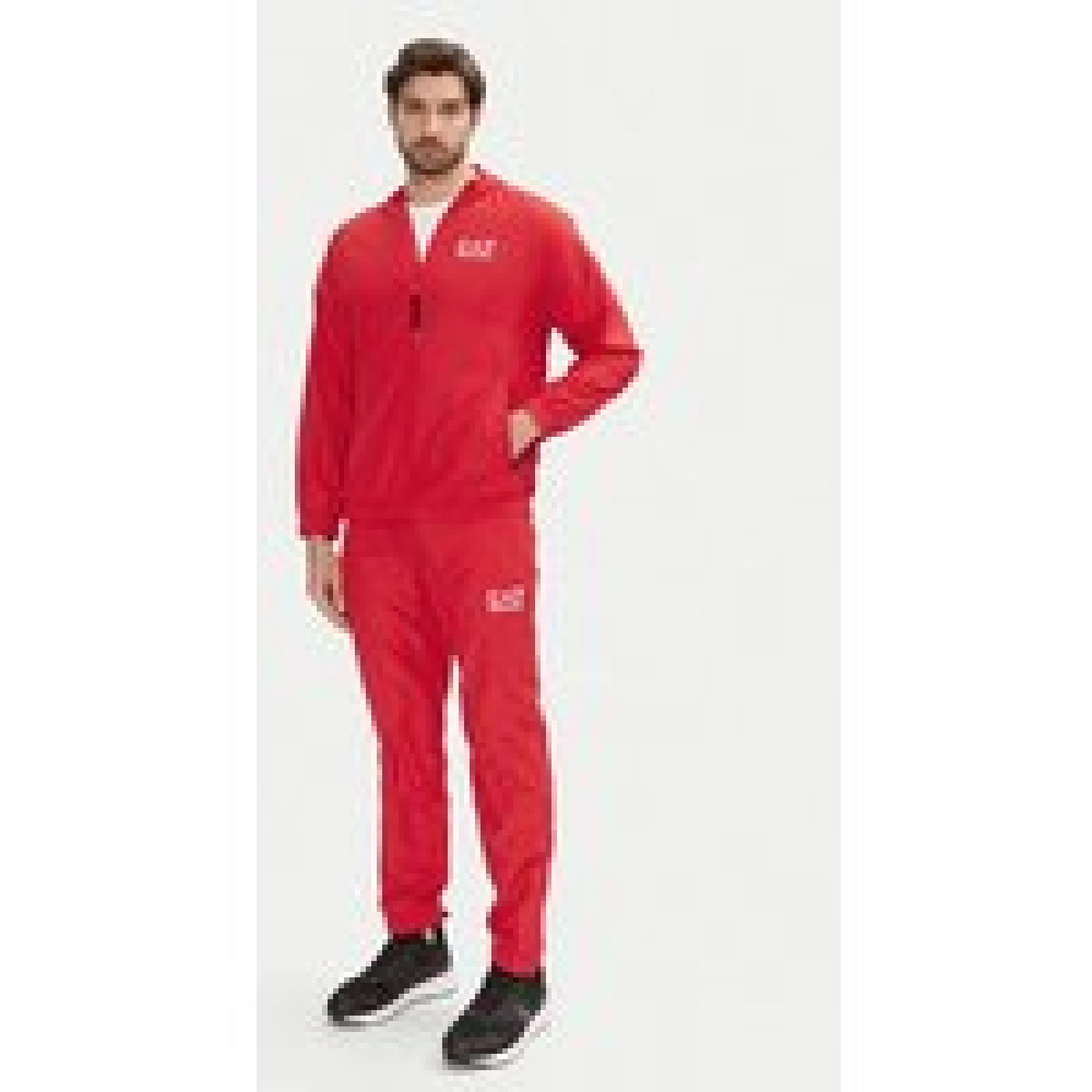 EA7 Emporio Armani Trenerka 8NPV08 PN4HZ 1451 Crvena Regular Fit · záber 1