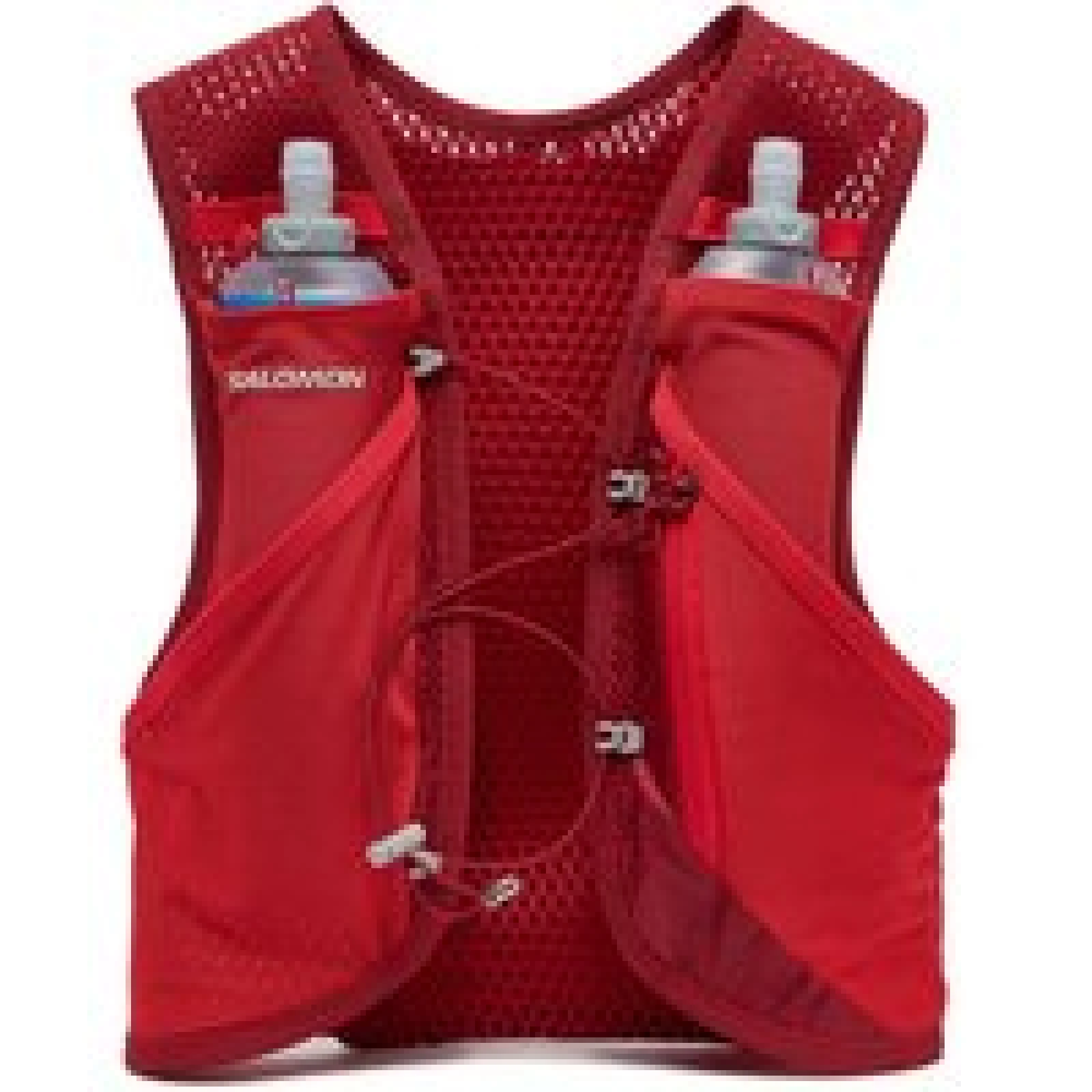 Salomon Prsluk za trčanje Active Skin 4 LC2178300 Crvena · záber 1