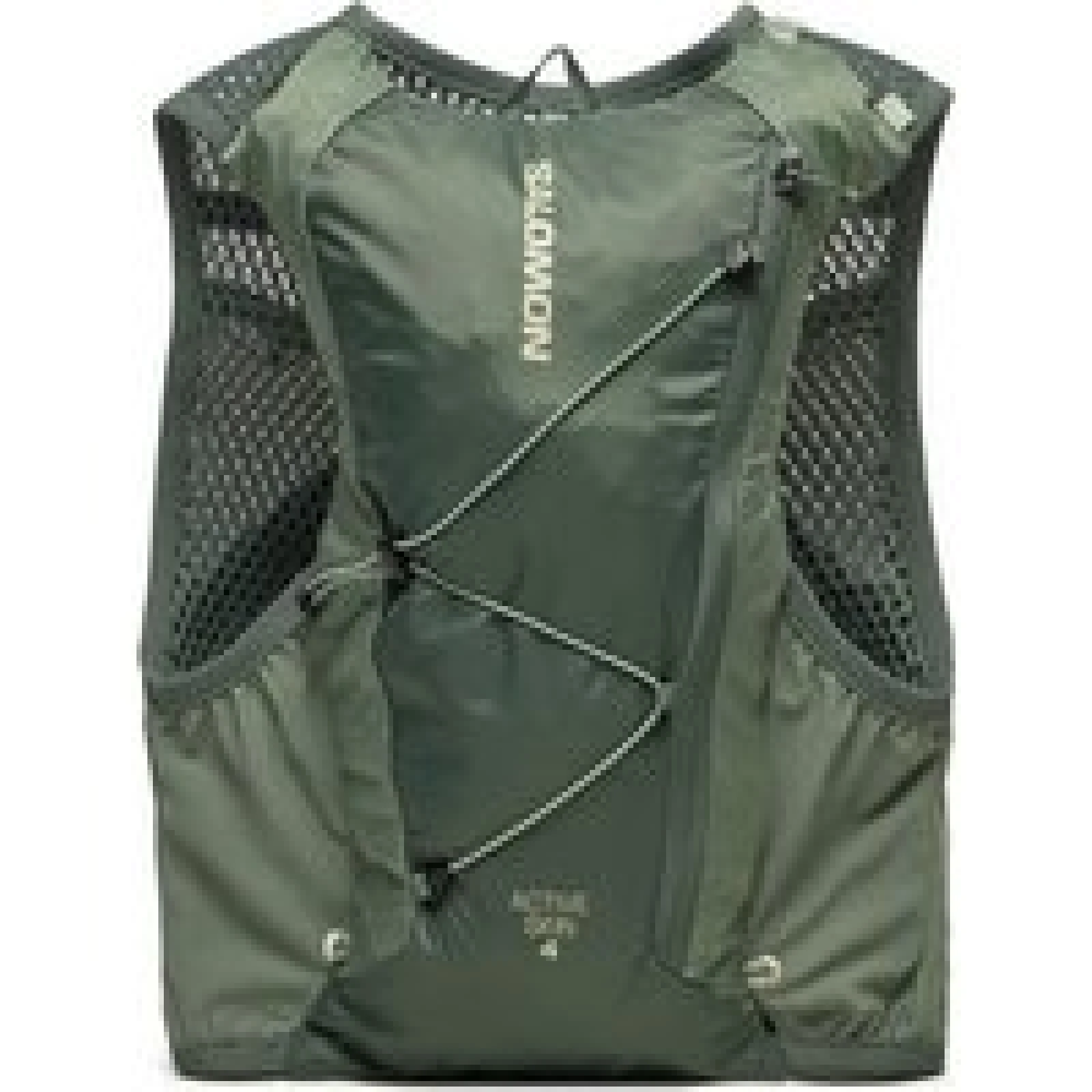 Prsluk za trčanje Salomon Active Skin 4 No Flasks LC2205600 Zelena · záber 1