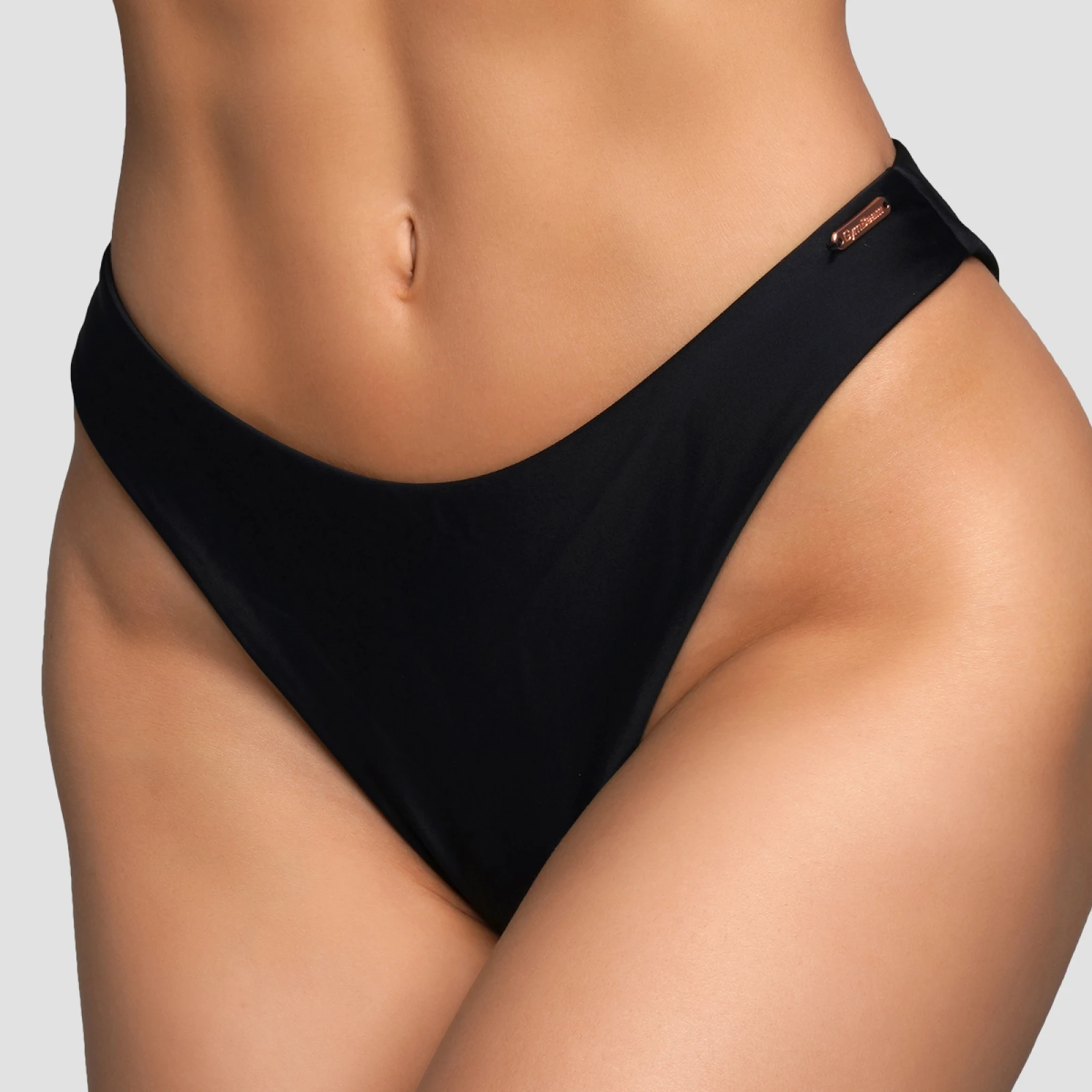 GymBeam Women‘s Bikini Bottom CURACAO Black - Veličina: XL | Boja: čierna | Dobna skupina: Odrasli | Pohlavie: Žensko | Težina: 0,05 g · záber 3