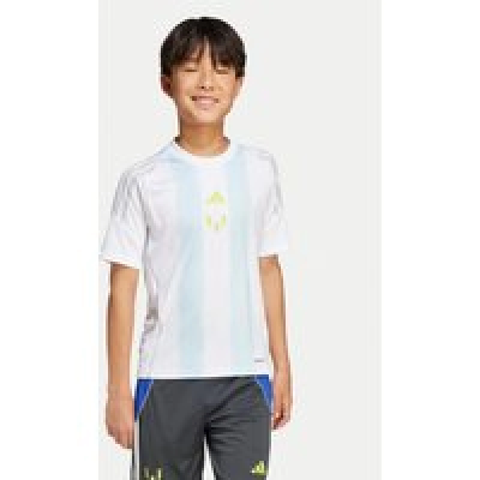 adidas T-shirt Messi Training JI5460 Bijela Regular Fit · záber 1