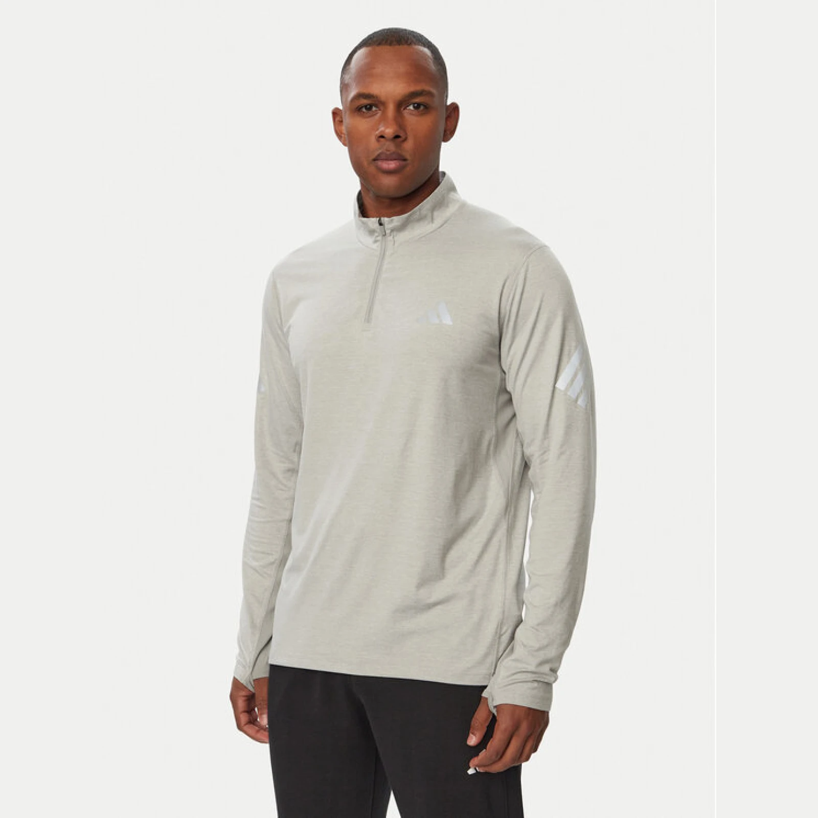 adidas Tehnička majica dugih rukava Adi365 Iconic KR5523 Siva Regular Fit · záber 2
