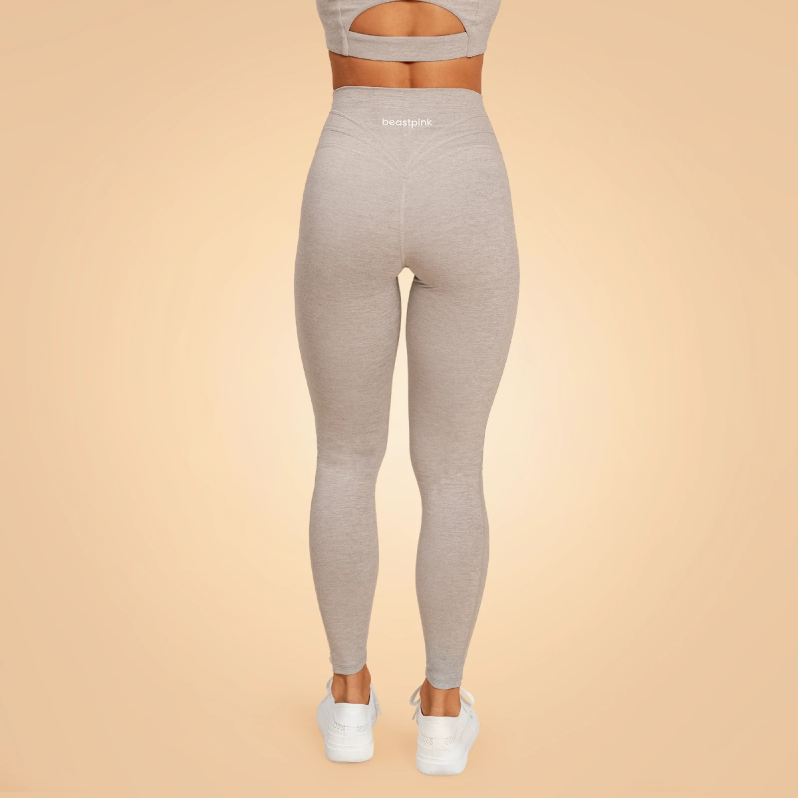 BeastPink Women‘s Sense Leggings Grey - Veličina: S | Boja: sivá | Dobna skupina: Odrasli | Pohlavie: Žensko | Težina: 0,18 g | Pakiranje: 90 · záber 3
