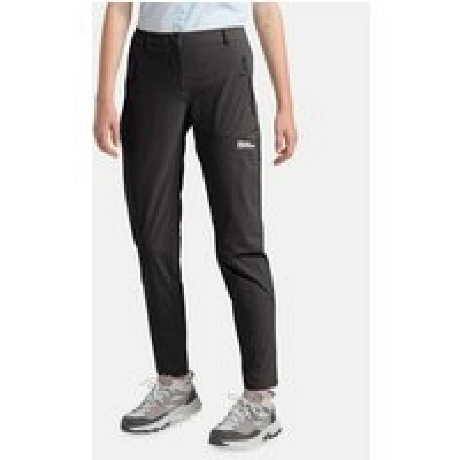 Jack Wolfskin Outdoor hlače Hikeout A63927 Crna Regular Fit · záber 1