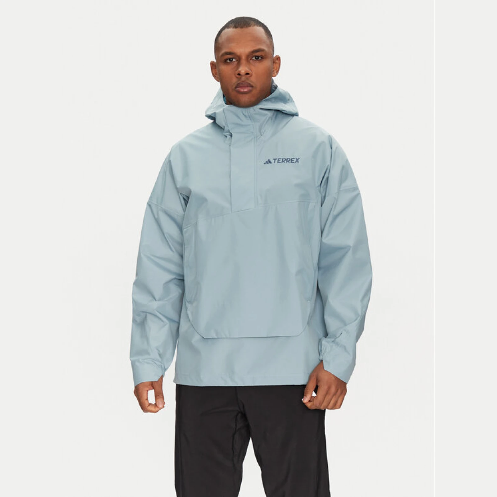 adidas Outdoor jakna Terrex Xploric 2.5L JD8347 Plava Loose Fit · záber 2