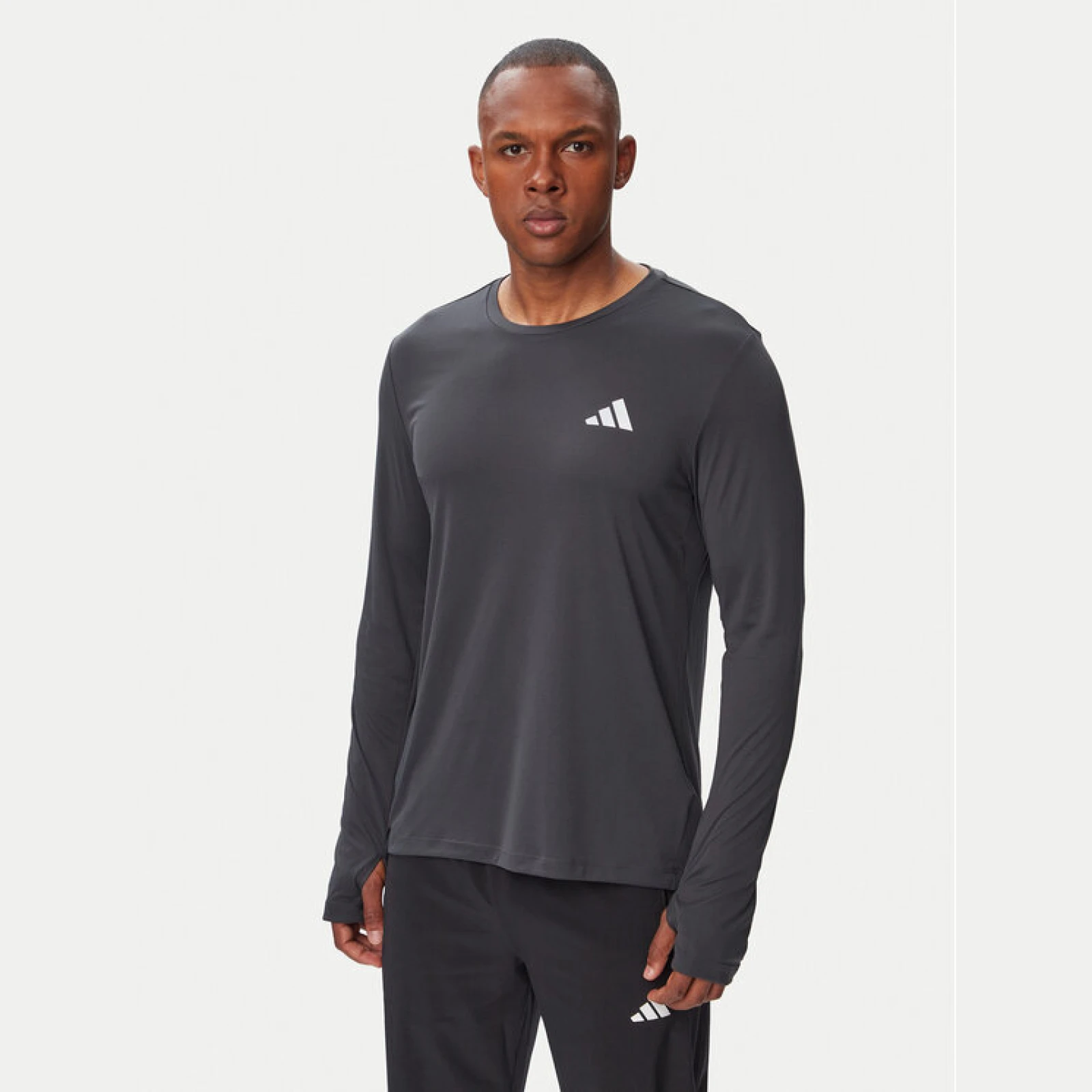 adidas Tehnička majica Essentials Climacool KG3206 Tamno siva Regular Fit · záber 2