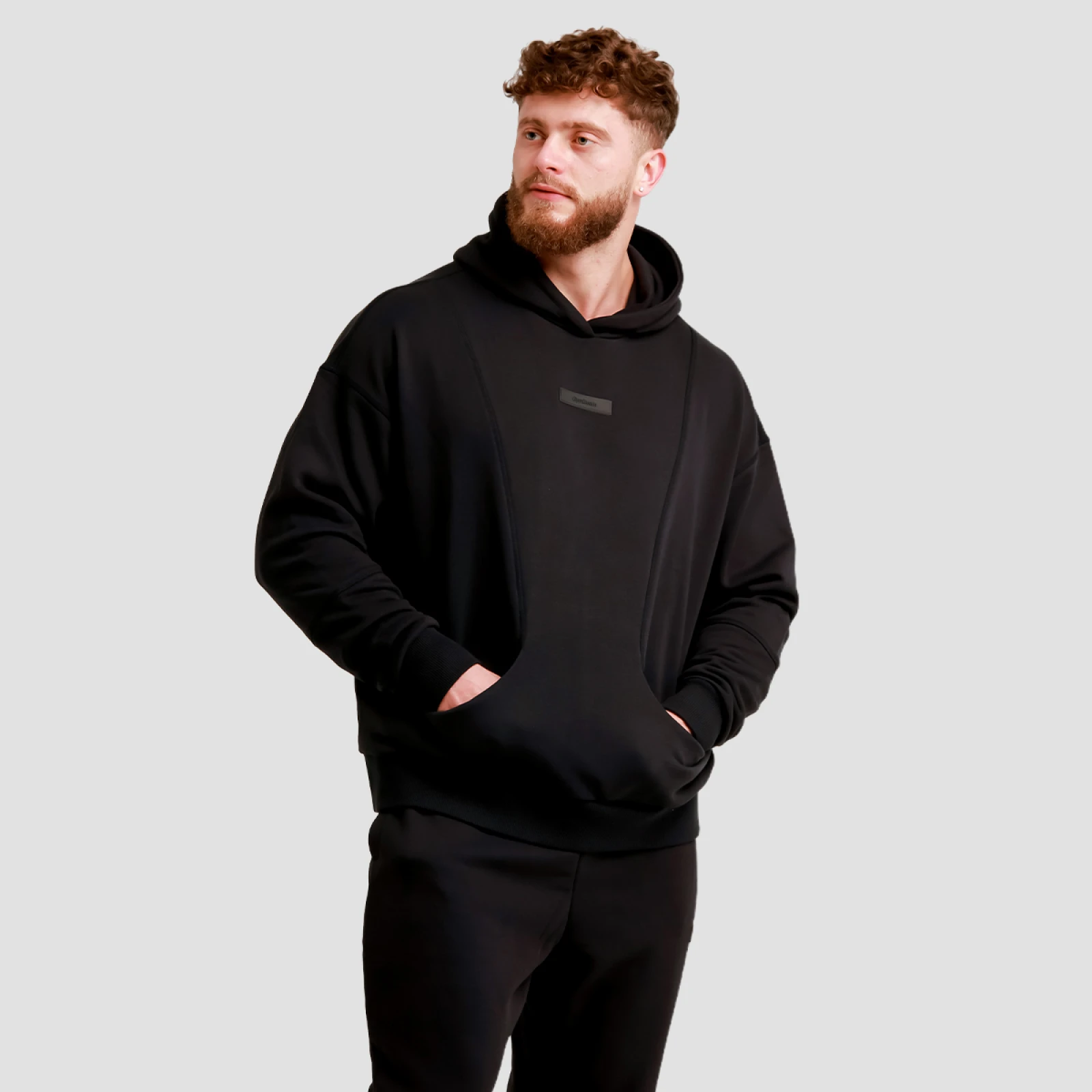 GymBeam Unity Hoodie Black - Veličina: XL | Boja: čierna | Dobna skupina: Odrasli | Težina: 0,79 g · záber 5
