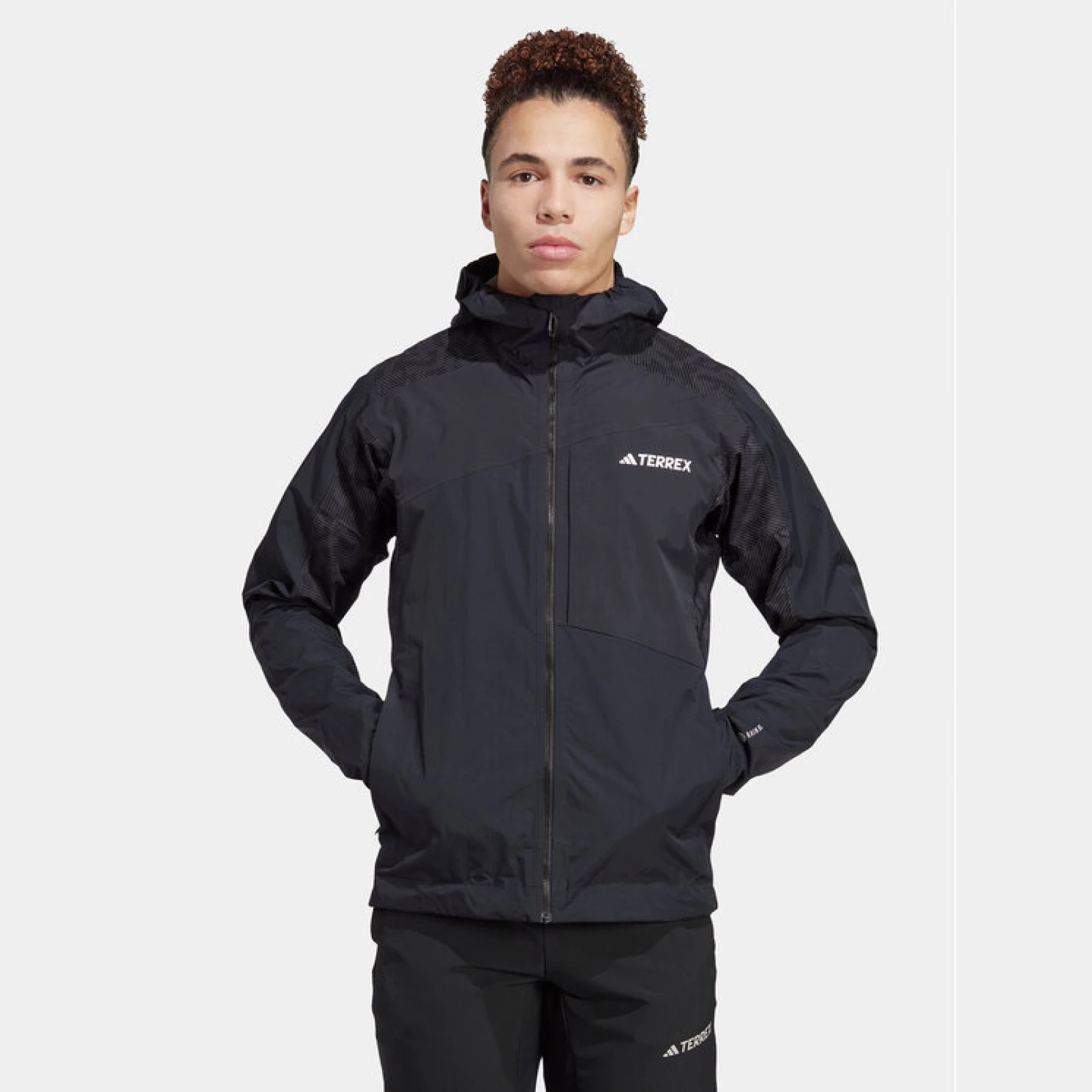 adidas Outdoor jakna Terrex Xperior HN2912 Crna Slim Fit · záber 2