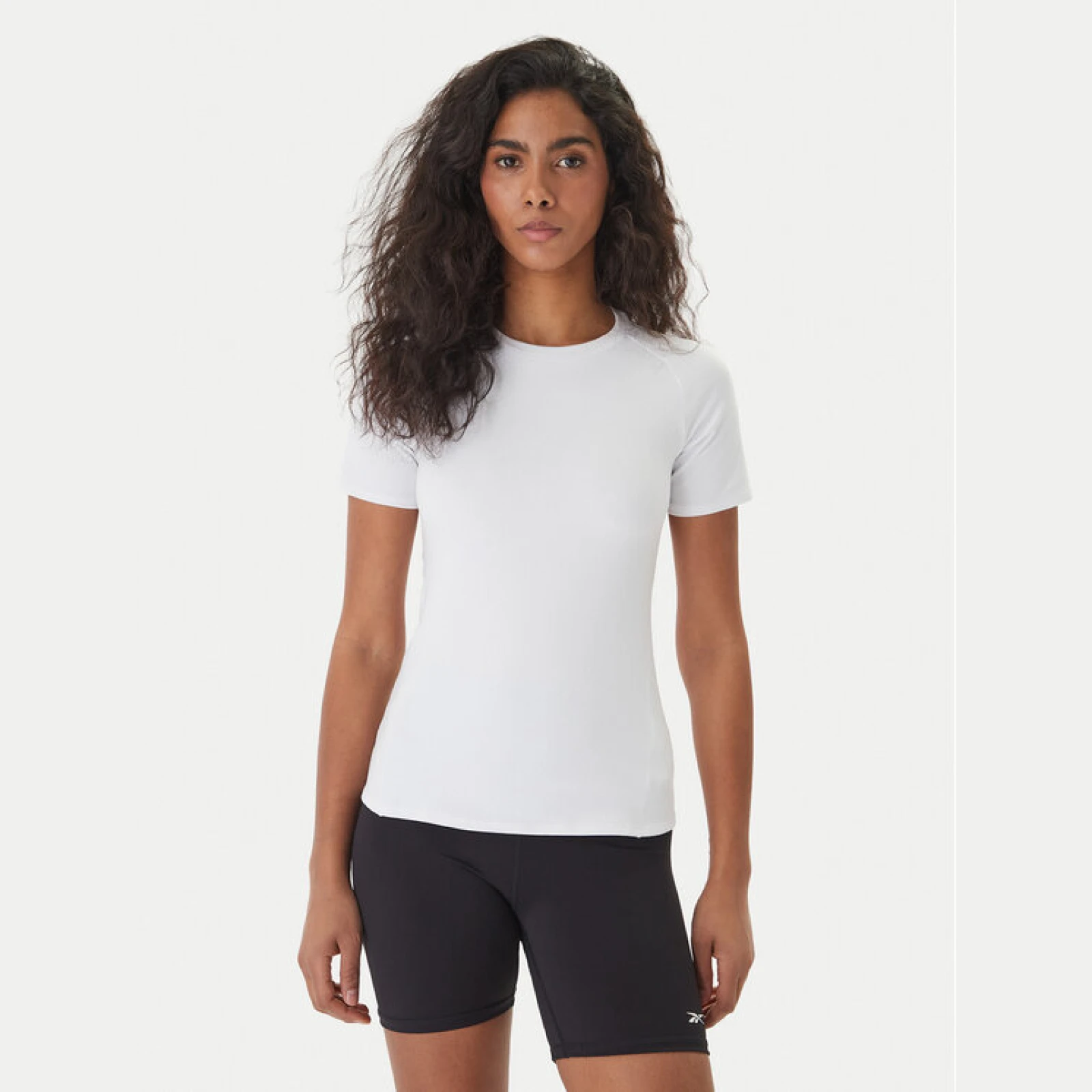 Reebok T-shirt Reebok x Ewa Chodakowska RK25613CCW Bijela Slim Fit · záber 2