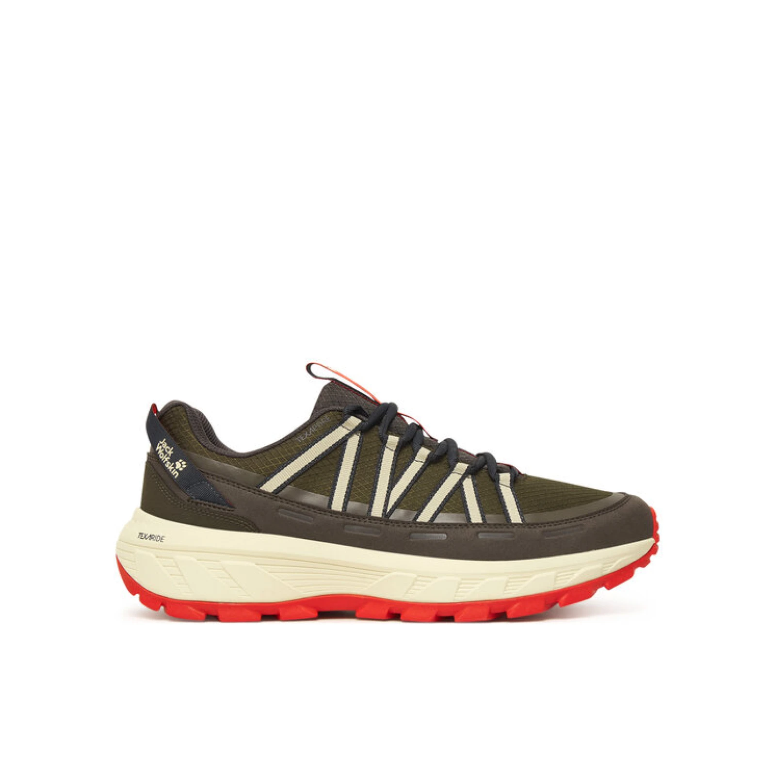 Jack Wolfskin Trekking Wild Hike Texapore Low M A65577 Kaki - Veličina: 40 | Boja: zelená | Dobna skupina: Odrasli | Spol: Muško · záber 2