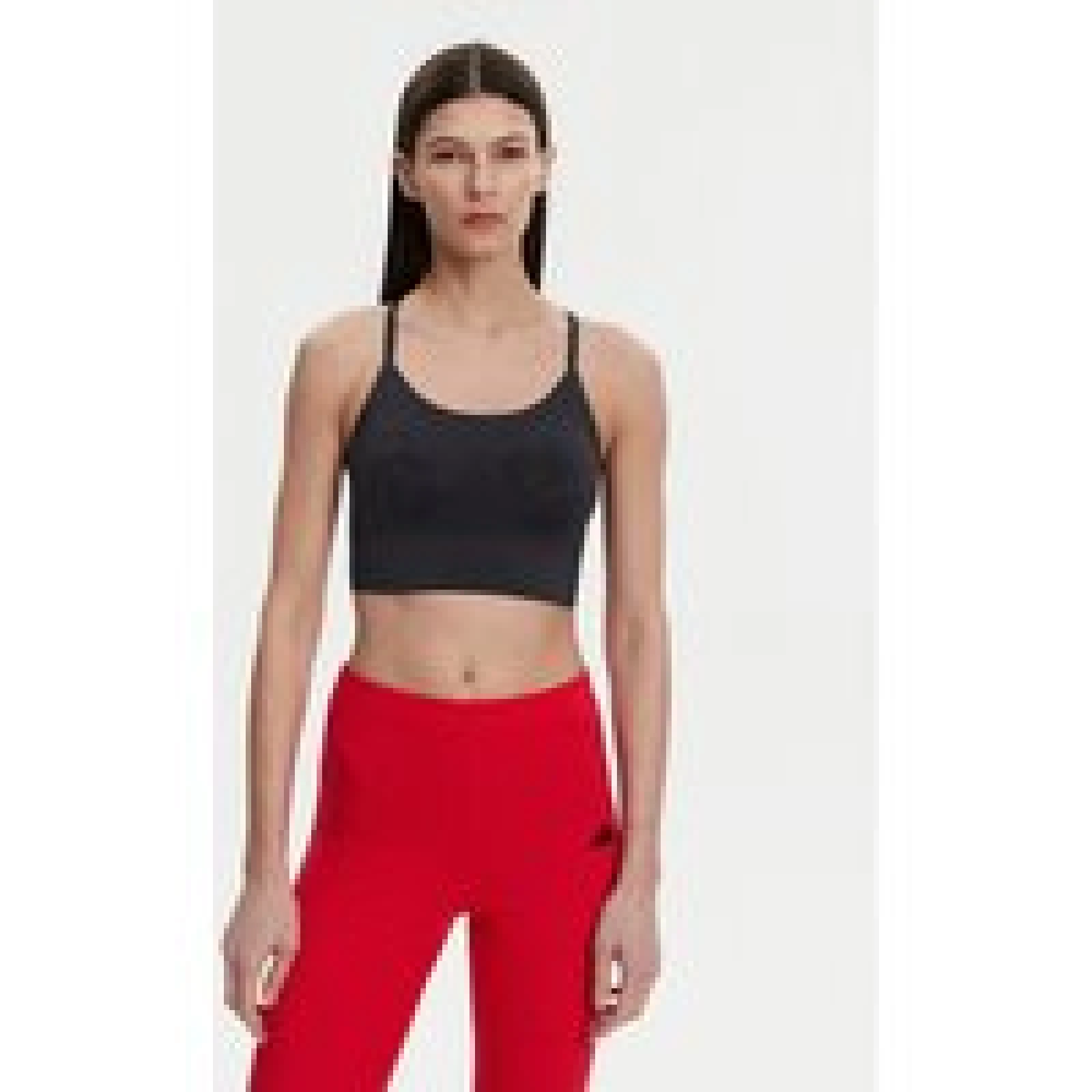 adidas by Stella McCartney Sportski grudnjak TrueStrength JJ1650 Siva Slim Fit · záber 1