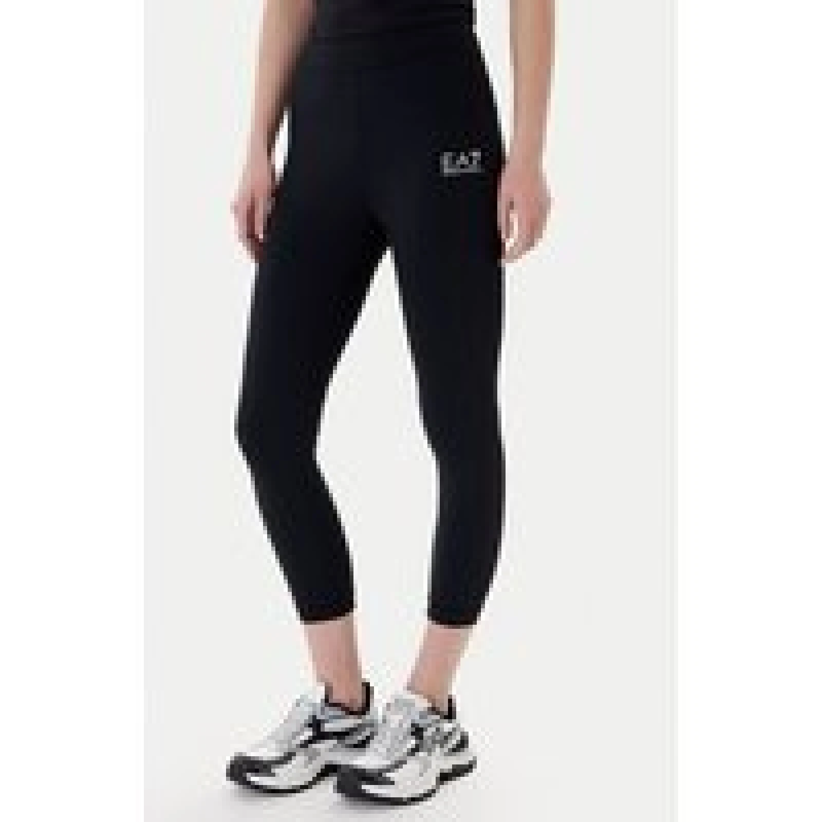 EA7 Emporio Armani Leggings 7W000932 AF21580 UC001 Crna Slim Fit - Veličina: L | Boja: čierna | Dobna skupina: Odrasli | Spol: Žensko · záber 1