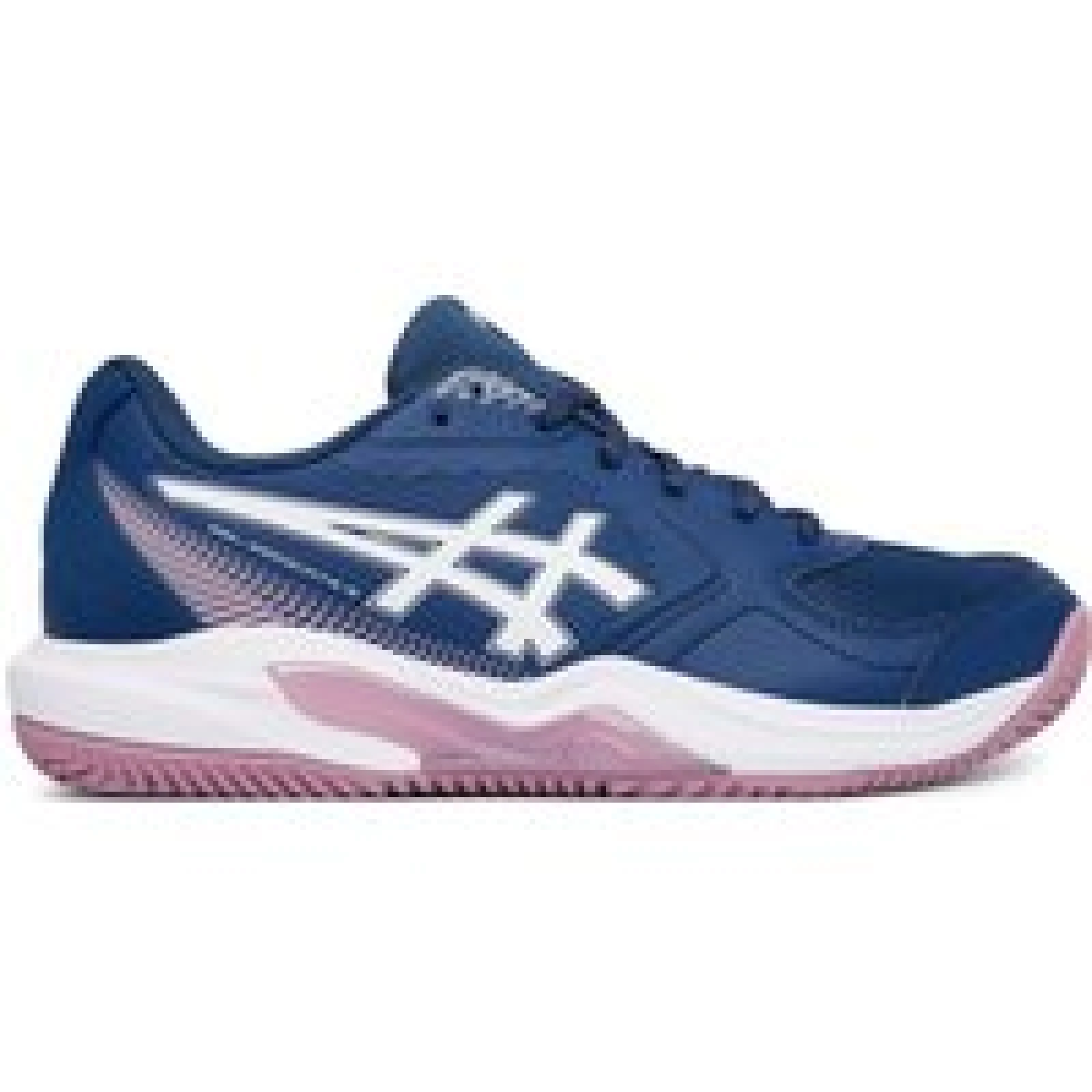 Obuća za tenis Asics Gel-Dedicate 9 Clay 1042A314 Bijela - Veličina: 39,5 | Boja: modrá | Dobna skupina: Odrasli | Spol: Žensko · záber 1