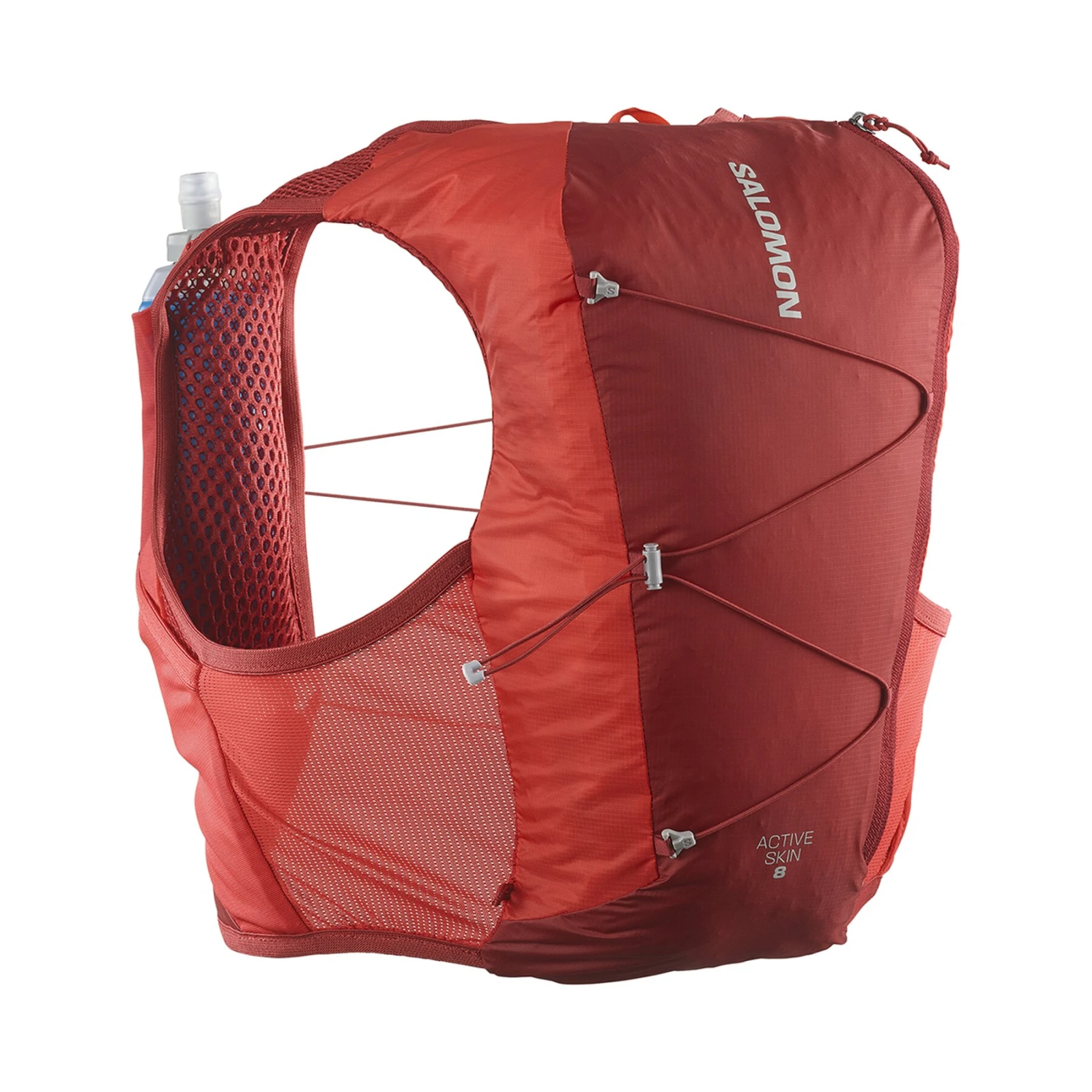 Prsluk za trčanje Salomon Active Skin 8 LC2177900 Crvena - Veličina: L | Boja: červená | Dobna skupina: Odrasli | Spol: Unisex · záber 2