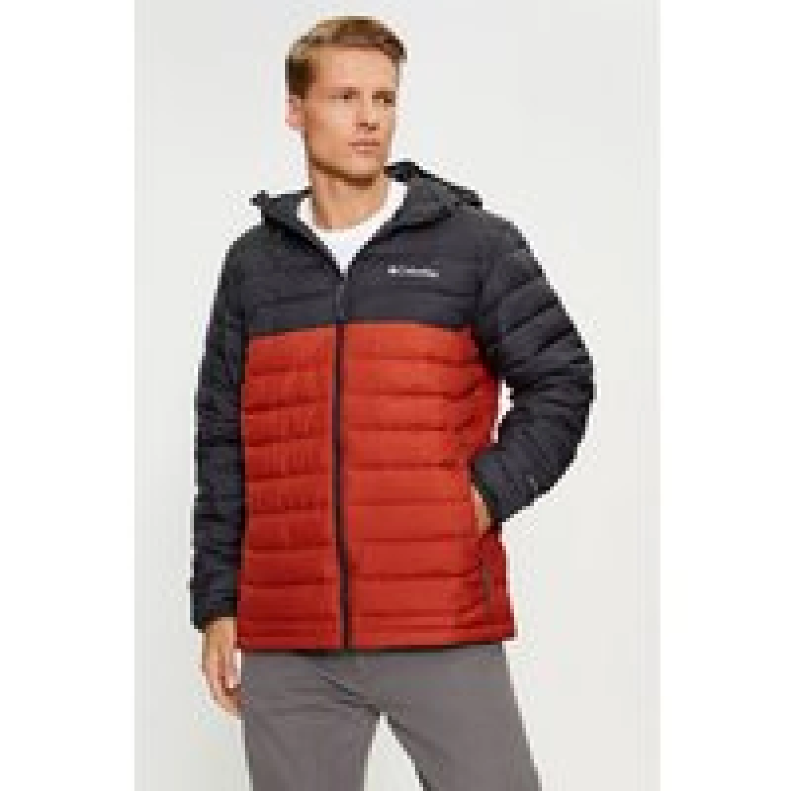 Columbia Prijelazna jakna Powder Lite™ Hooded Jacket Narančasta Regular Fit · záber 1