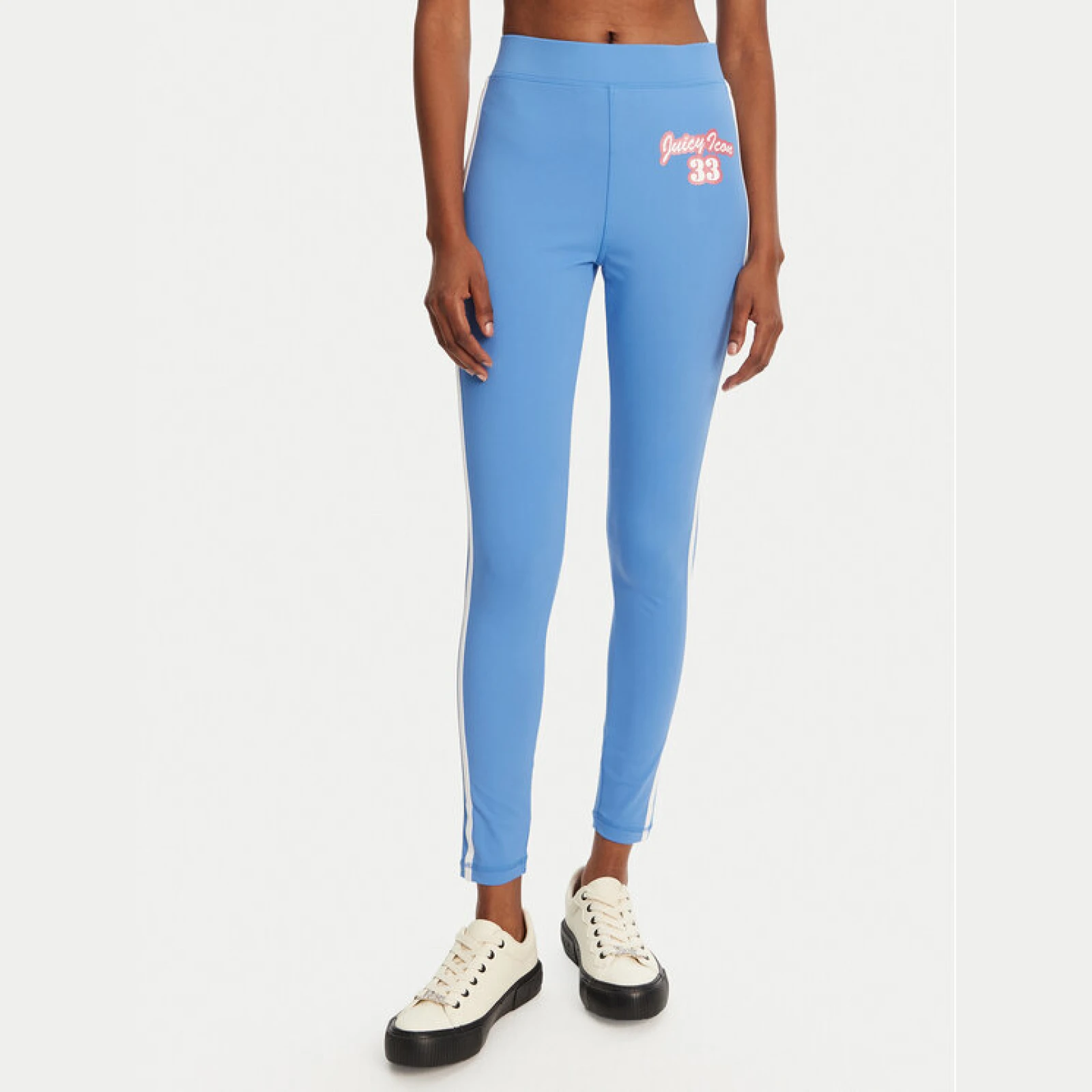 Juicy Couture Leggings JCSML125405 Plava Slim Fit · záber 2