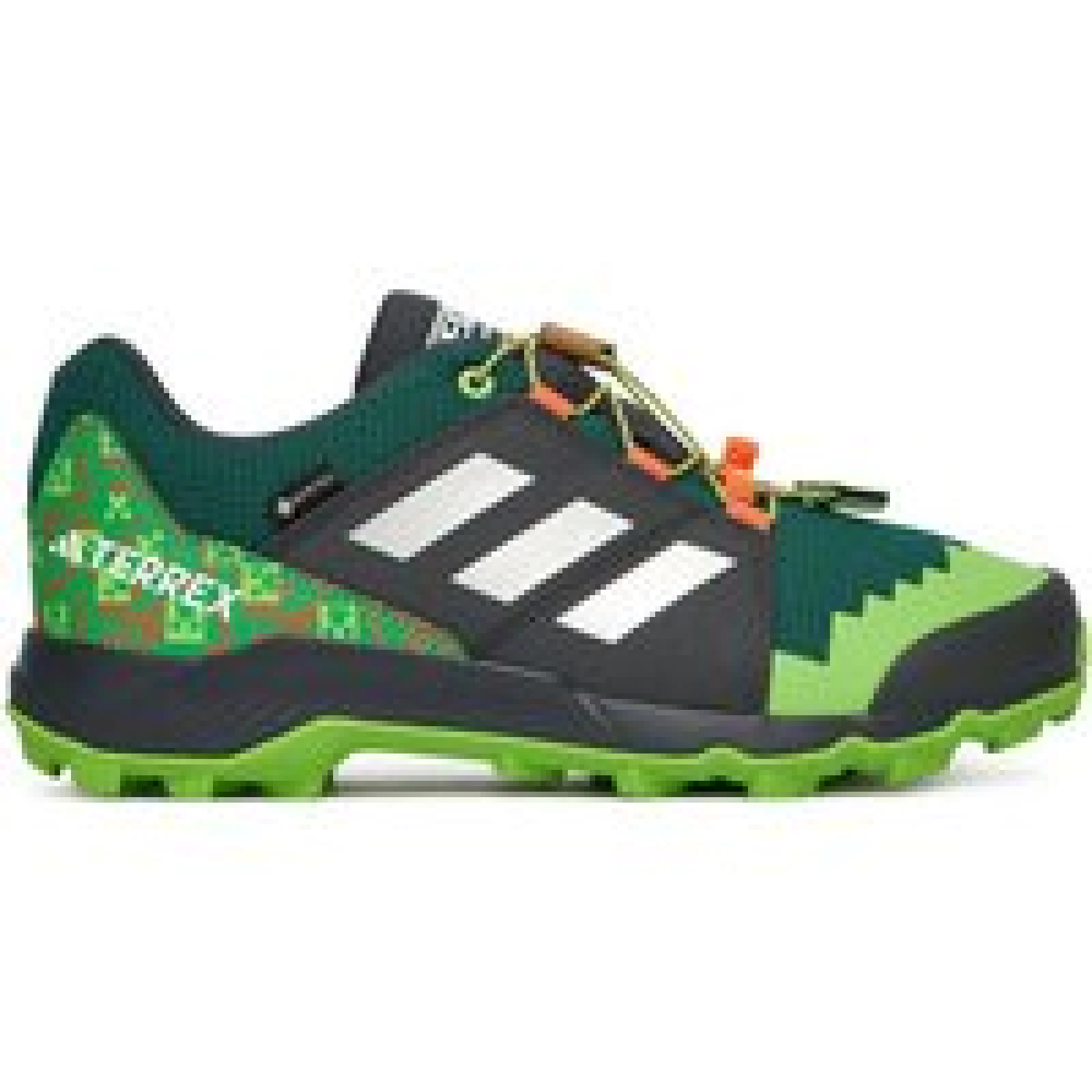 adidas Trekking Minecraft Terrex Gore-Tex Hiking JR1314 Zelena · záber 1