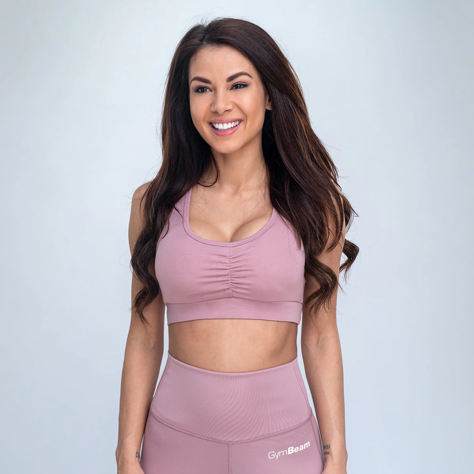 GymBeam Sportski grudnjak Fave Dusty Rose · záber 1