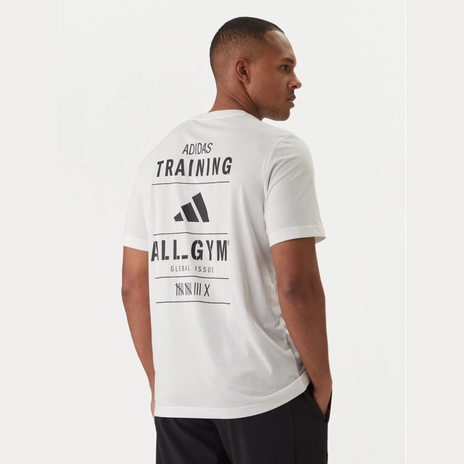 adidas T-shirt Category Training Graphic JM8976 Écru Regular Fit · záber 2
