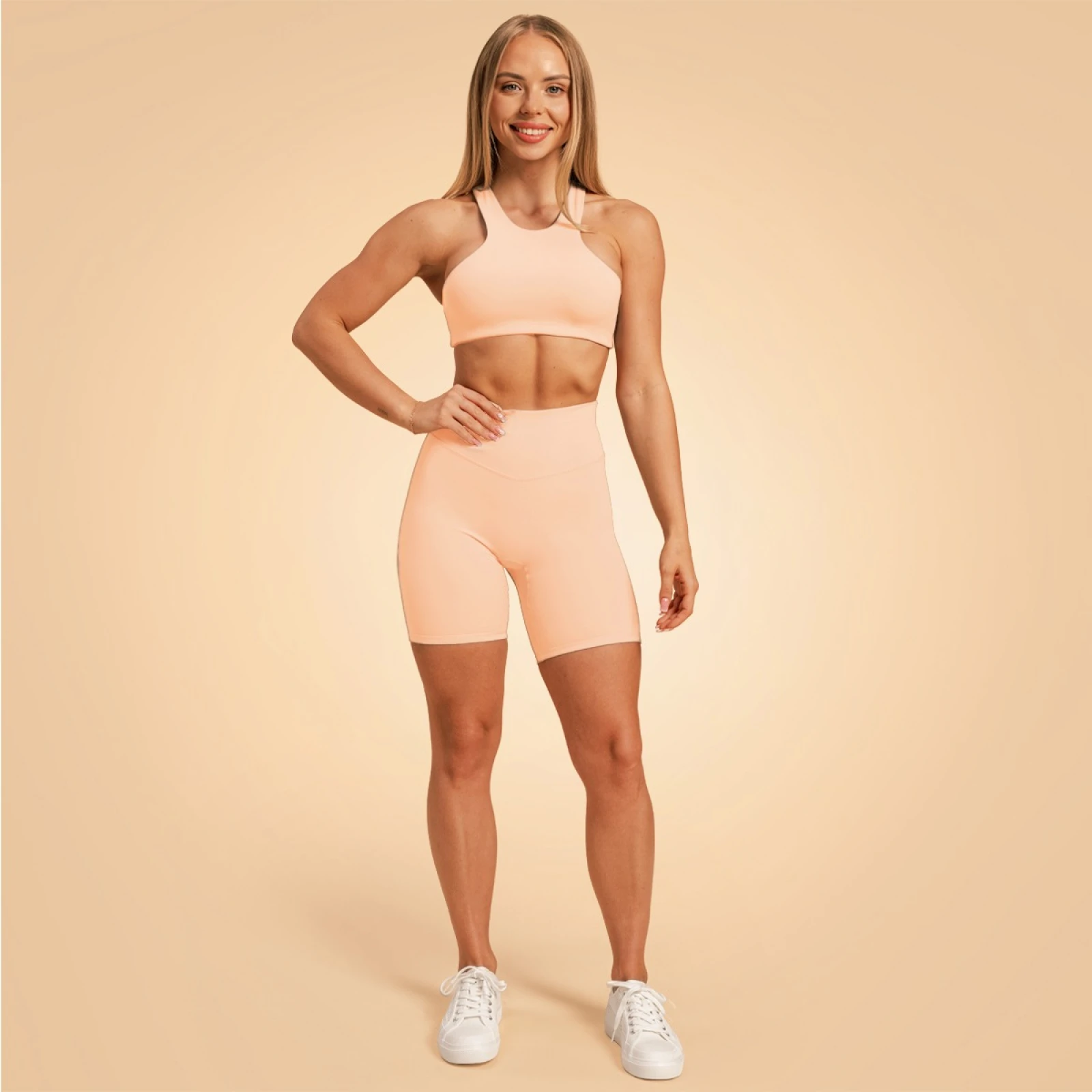 BeastPink Venture Sports Bra Peach · záber 5